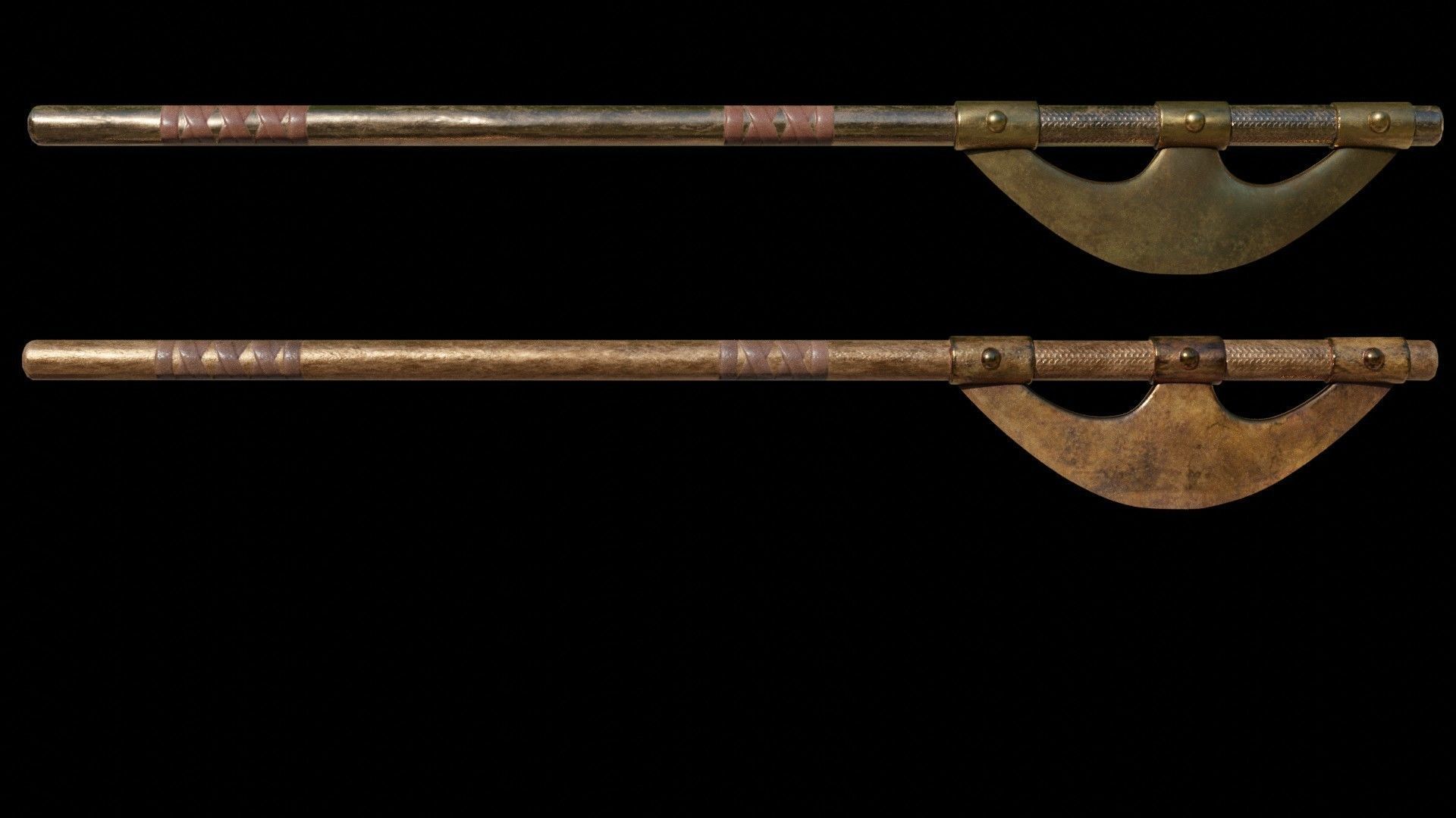 Epsilon Axe Low-poly 3D model_9