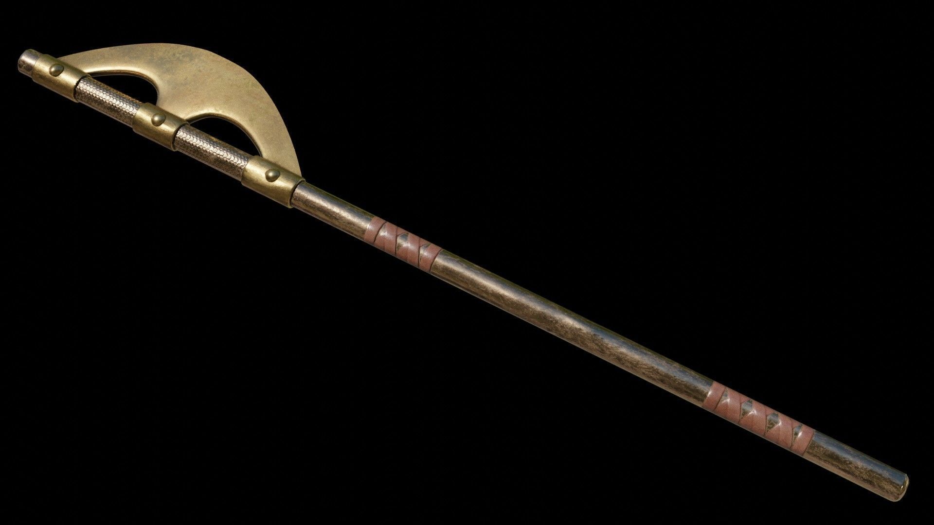 Epsilon Axe Low-poly 3D model_1