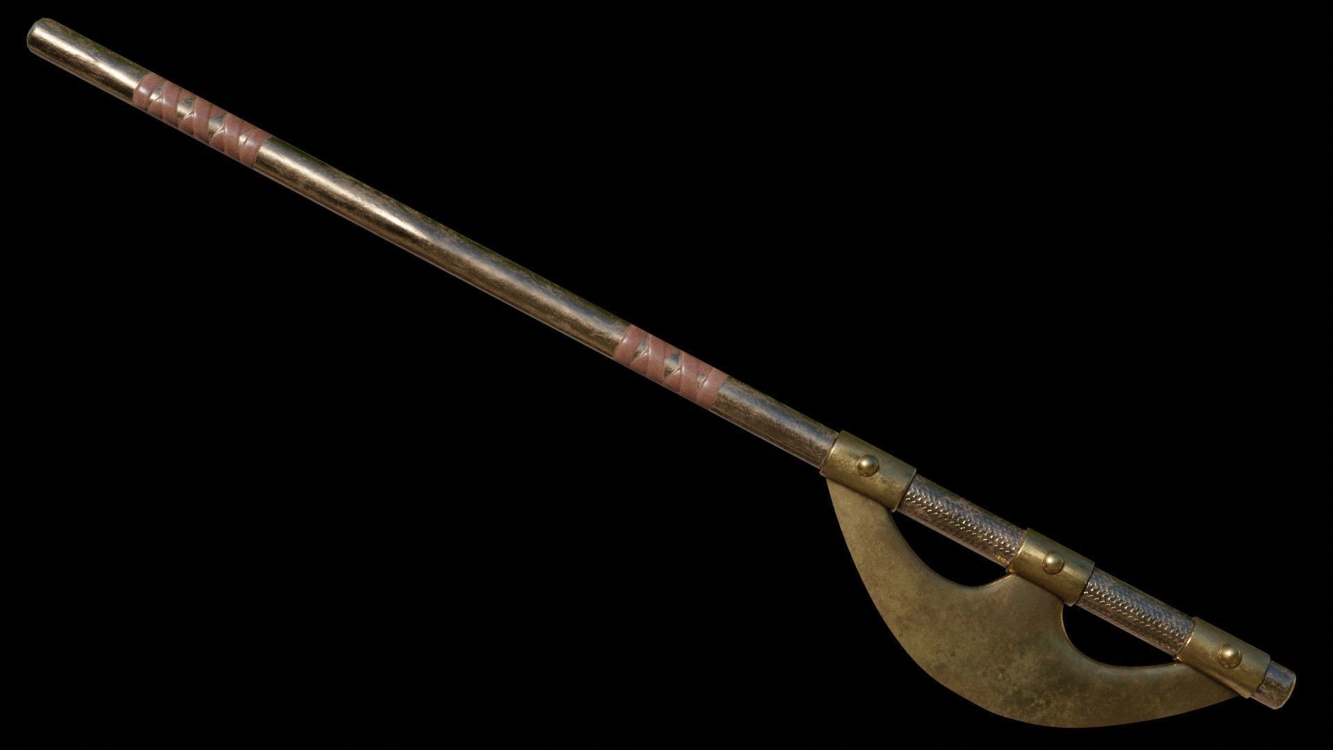 Epsilon Axe Low-poly 3D model_5