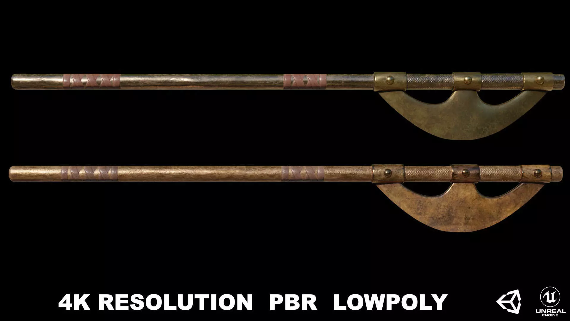 Epsilon Axe Low-poly 3D model_0