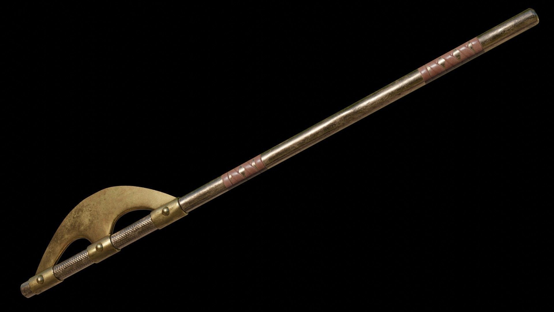 Epsilon Axe Low-poly 3D model_4