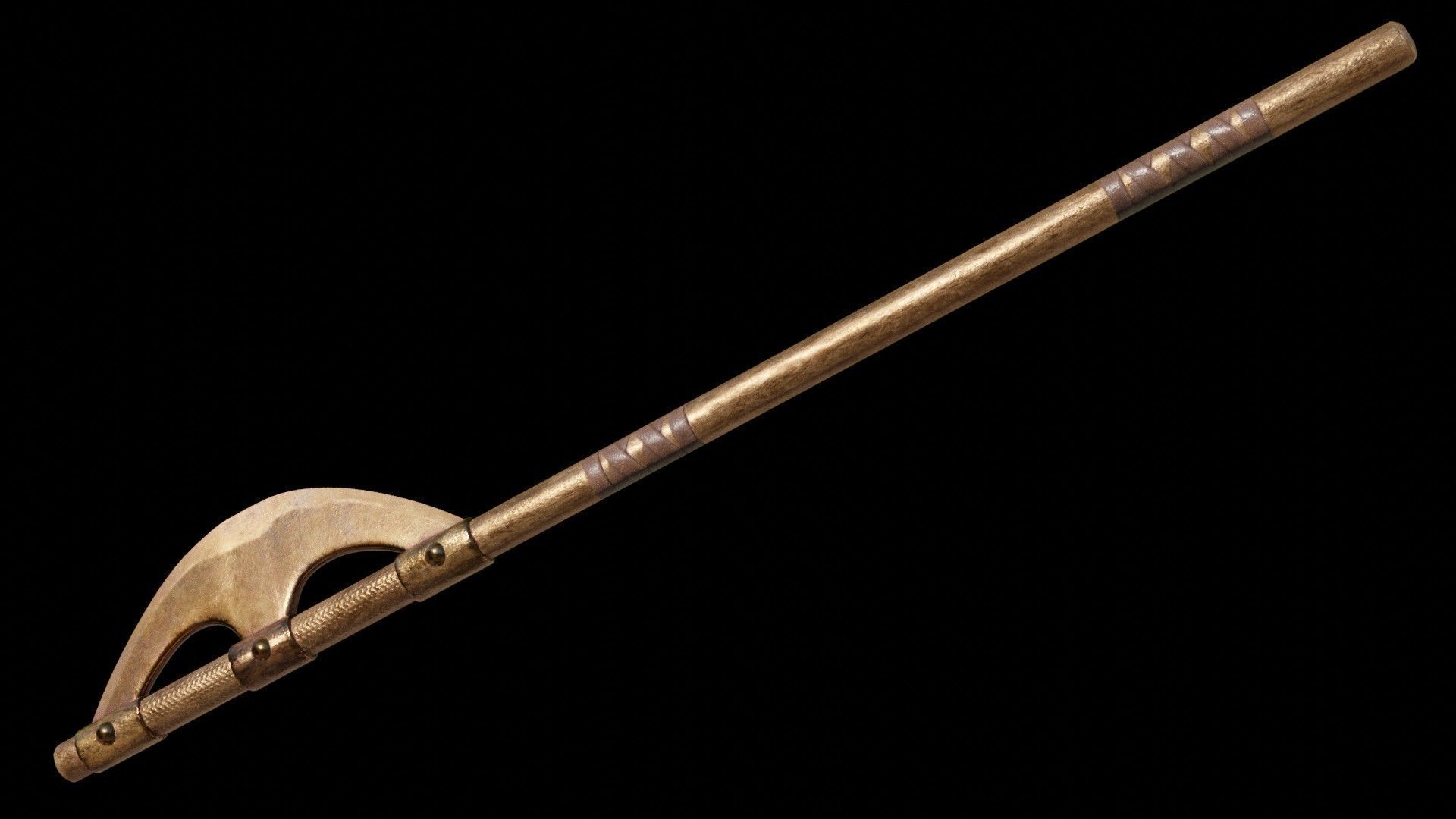 Epsilon Axe Low-poly 3D model_3