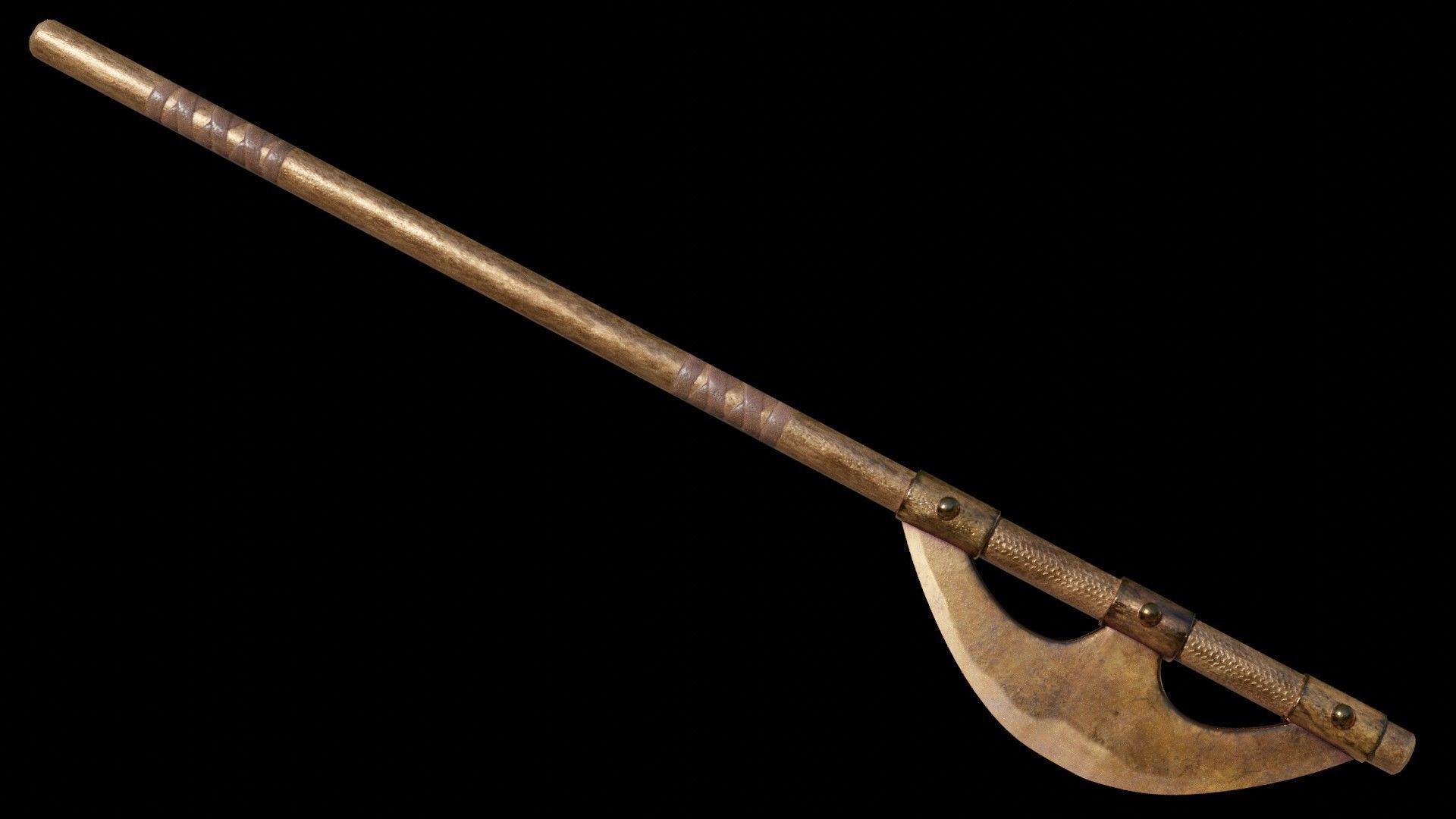 Epsilon Axe Low-poly 3D model_6