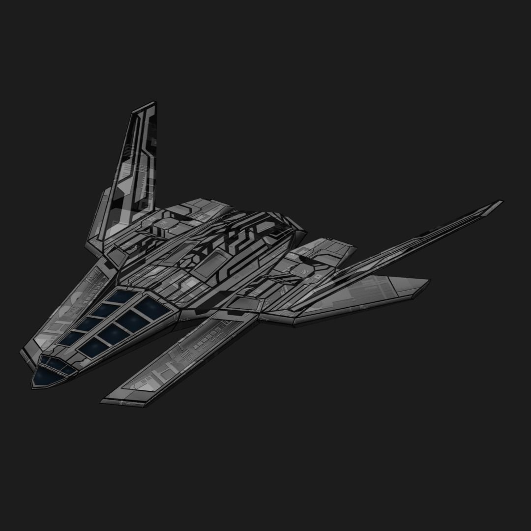 AES-1 Spaceship 3D model_4