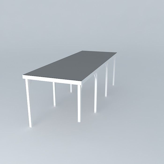 Deco Chalet 2015 MESTDAGH Xavier Toit plat Free 3D model_1