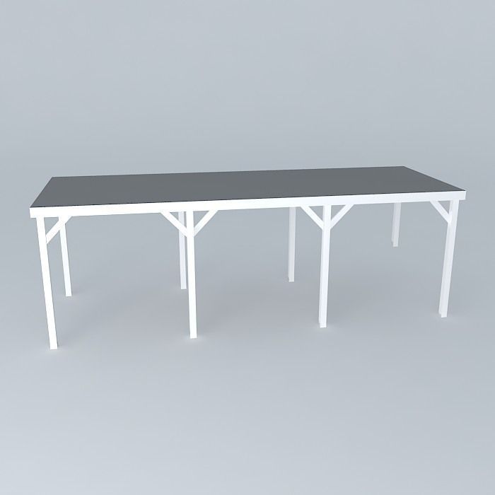 Deco Chalet 2015 MESTDAGH Xavier Toit plat Free 3D model_2