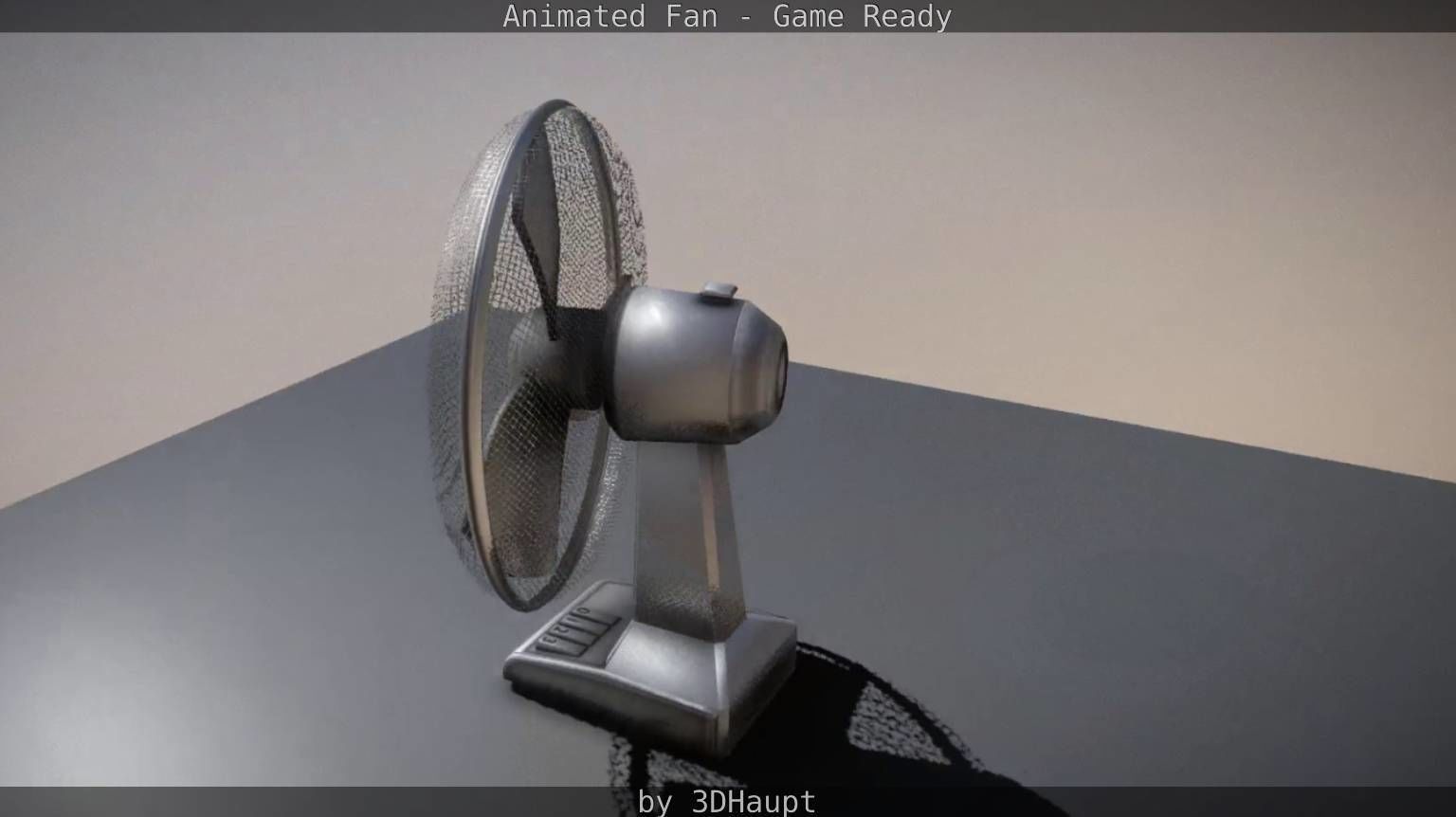 Animated Fan Game Ready Low-poly 3D model_23