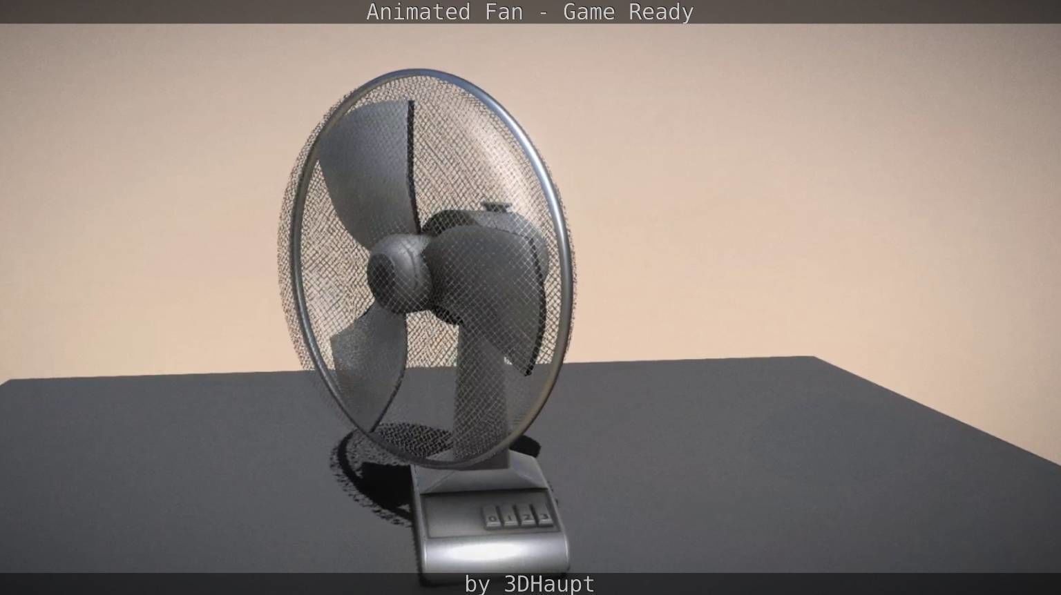 Animated Fan Game Ready Low-poly 3D model_35