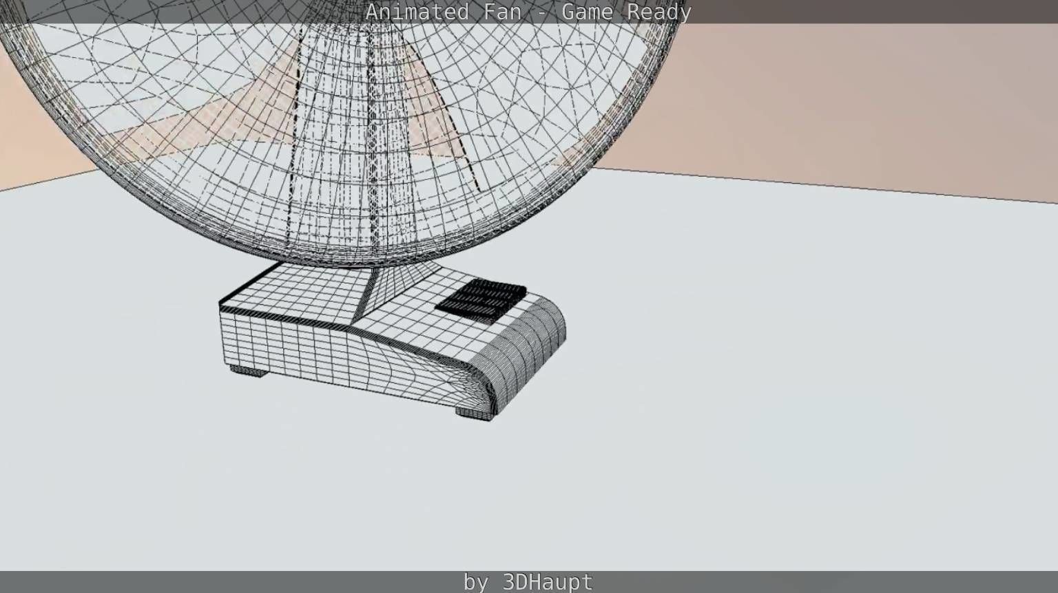 Animated Fan Game Ready Low-poly 3D model_74