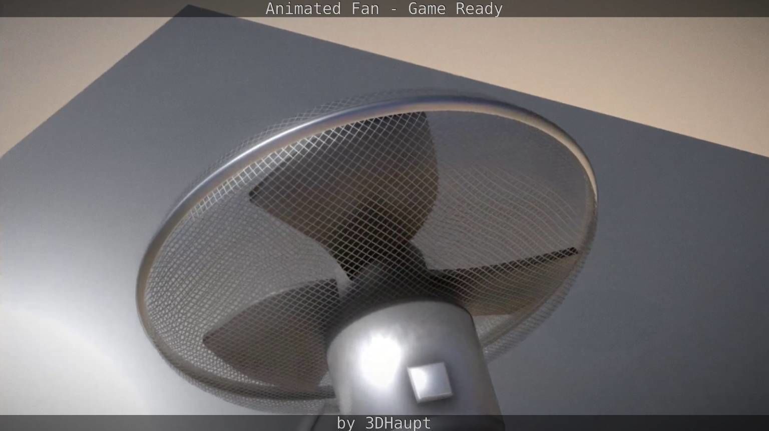 Animated Fan Game Ready Low-poly 3D model_62