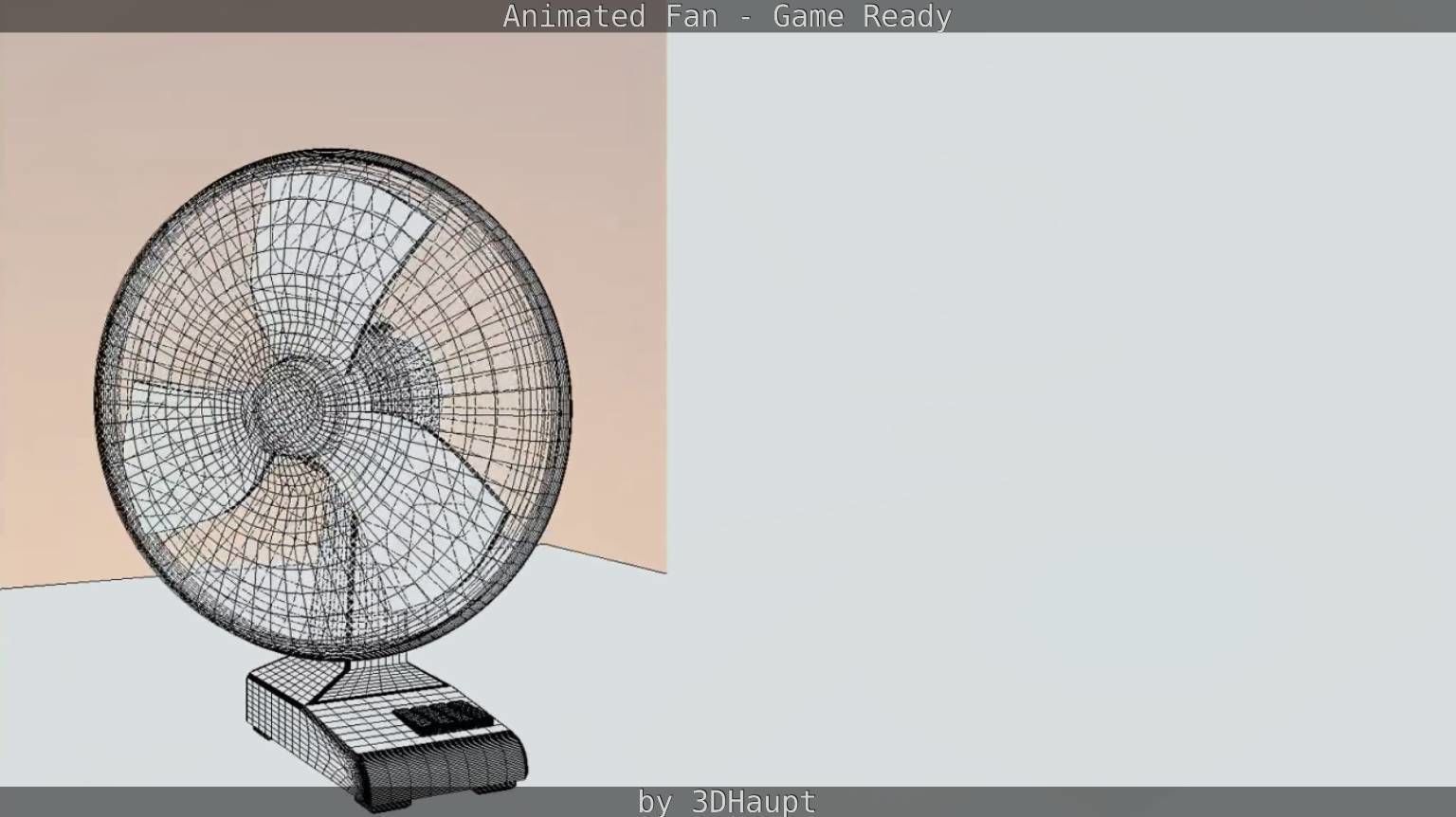 Animated Fan Game Ready Low-poly 3D model_77