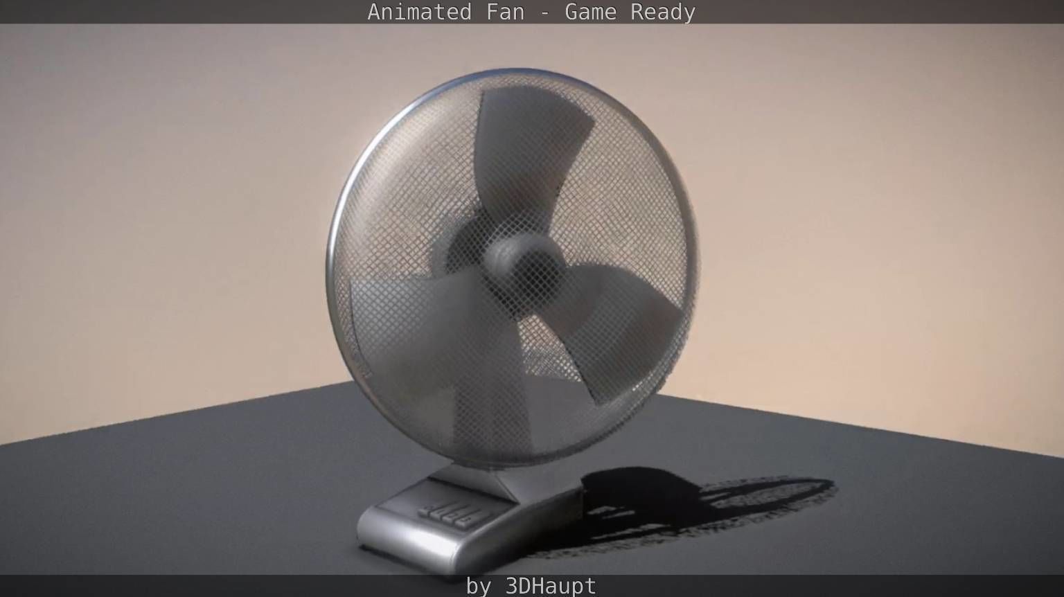 Animated Fan Game Ready Low-poly 3D model_20