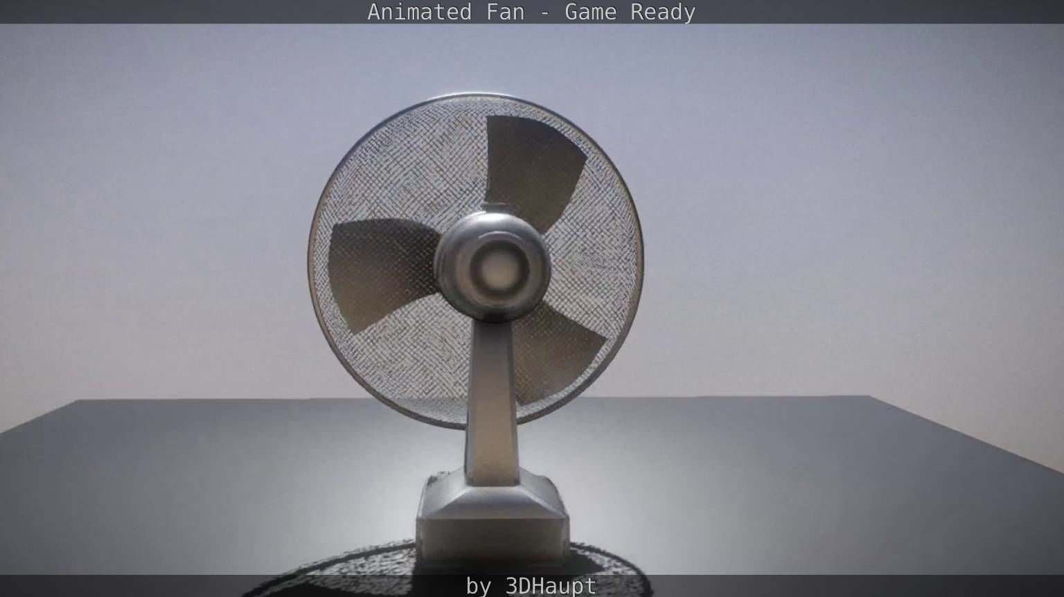 Animated Fan Game Ready Low-poly 3D model_24