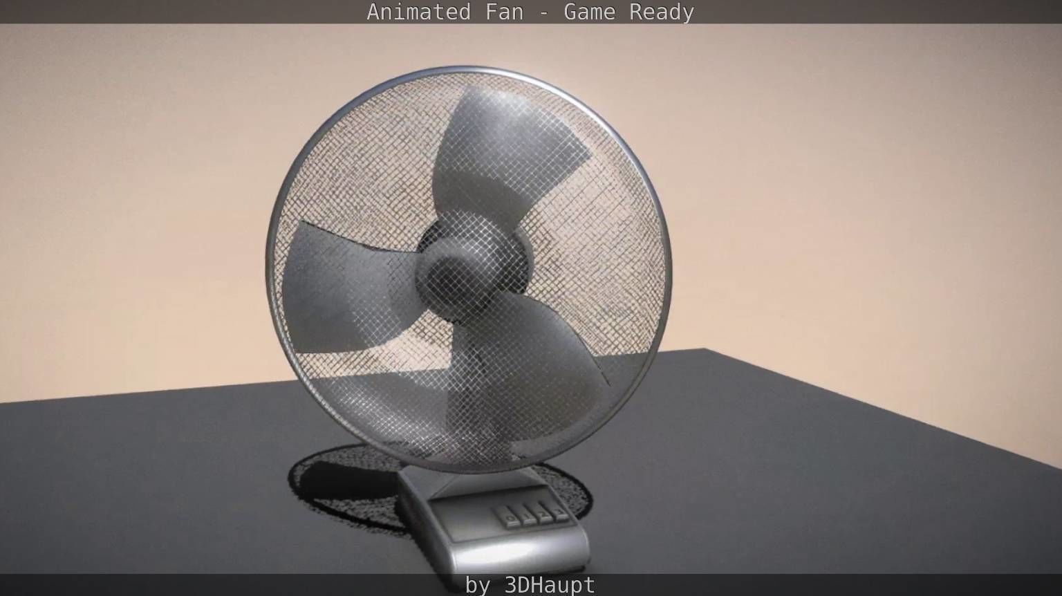 Animated Fan Game Ready Low-poly 3D model_31