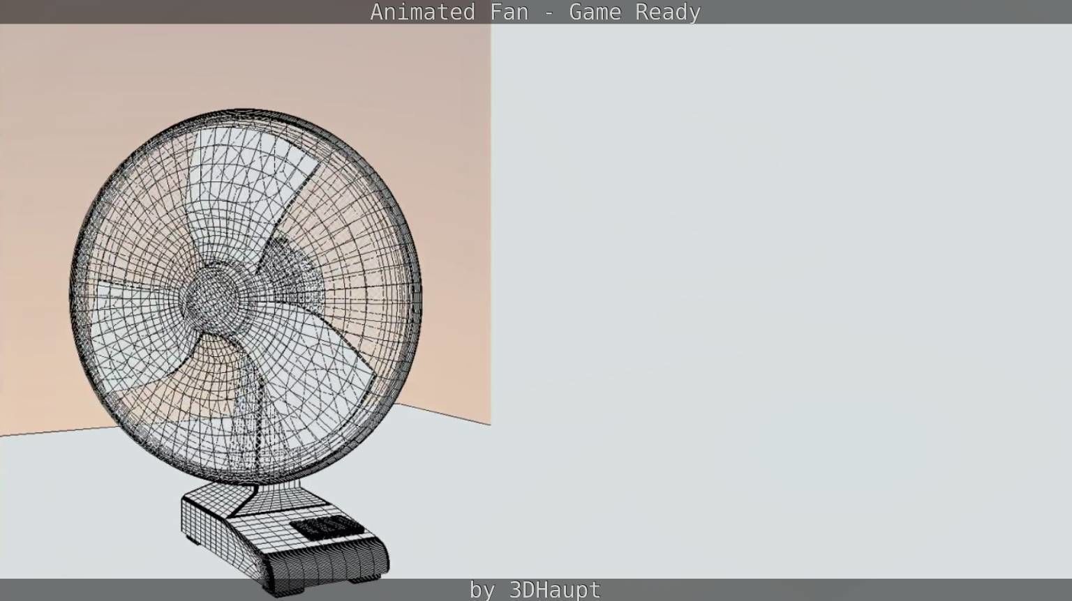 Animated Fan Game Ready Low-poly 3D model_79