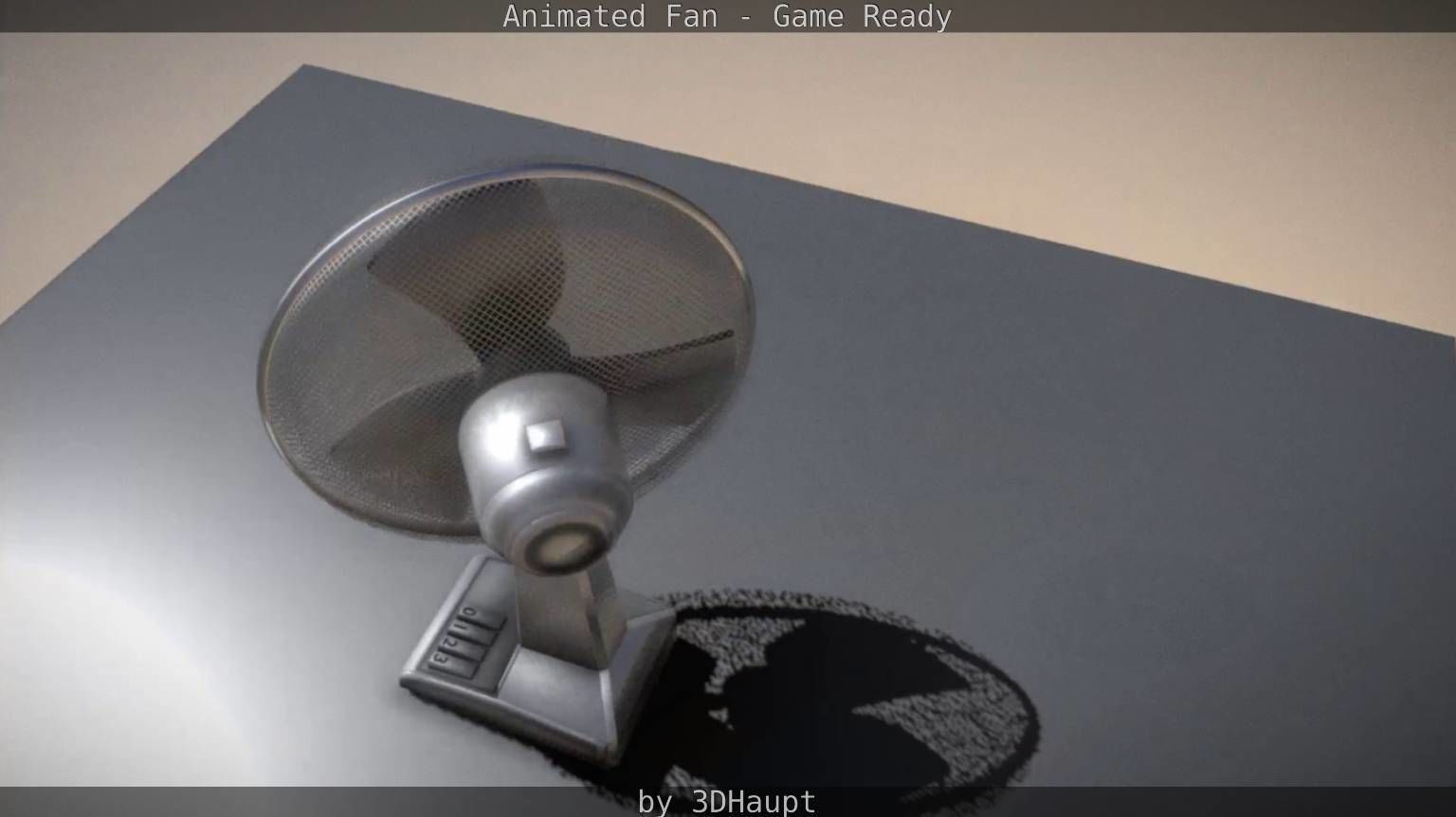 Animated Fan Game Ready Low-poly 3D model_61