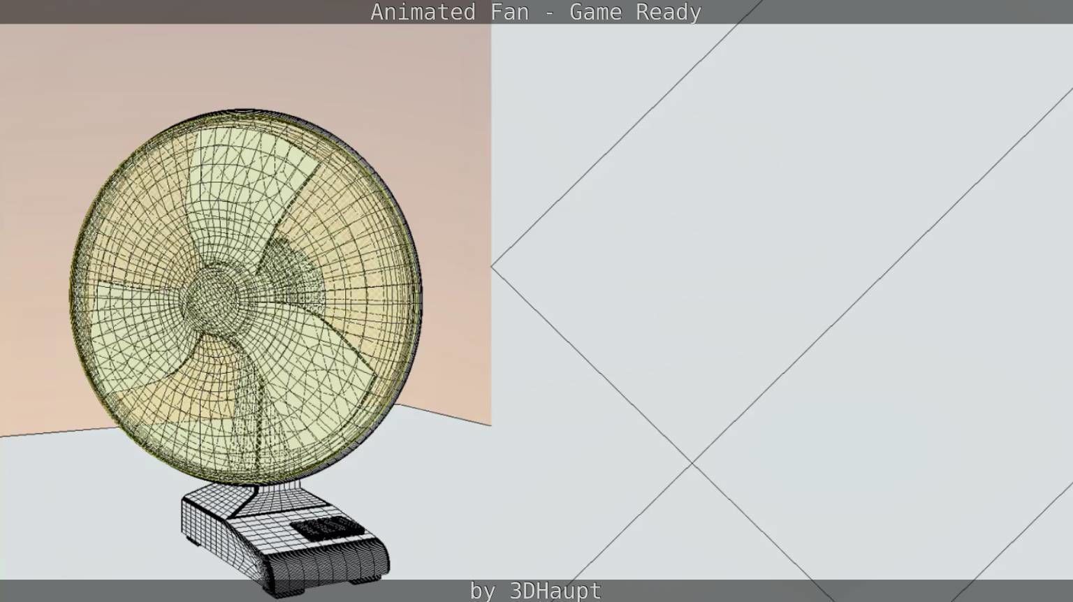 Animated Fan Game Ready Low-poly 3D model_41