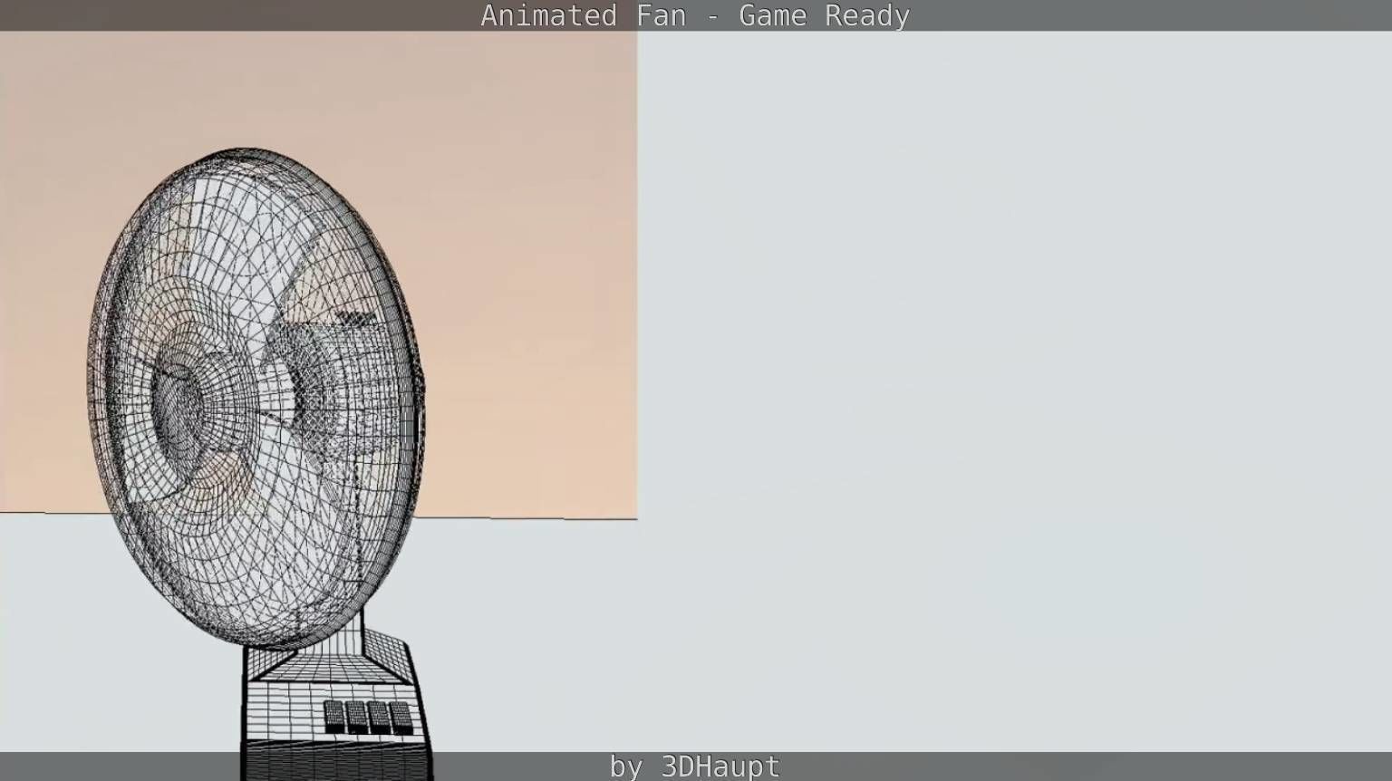 Animated Fan Game Ready Low-poly 3D model_72