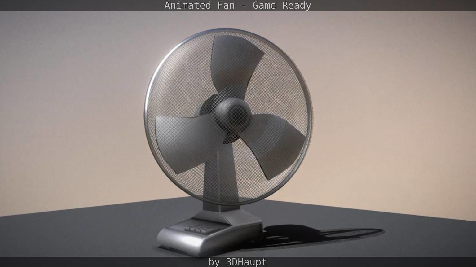 Animated Fan Game Ready Low-poly 3D model_22