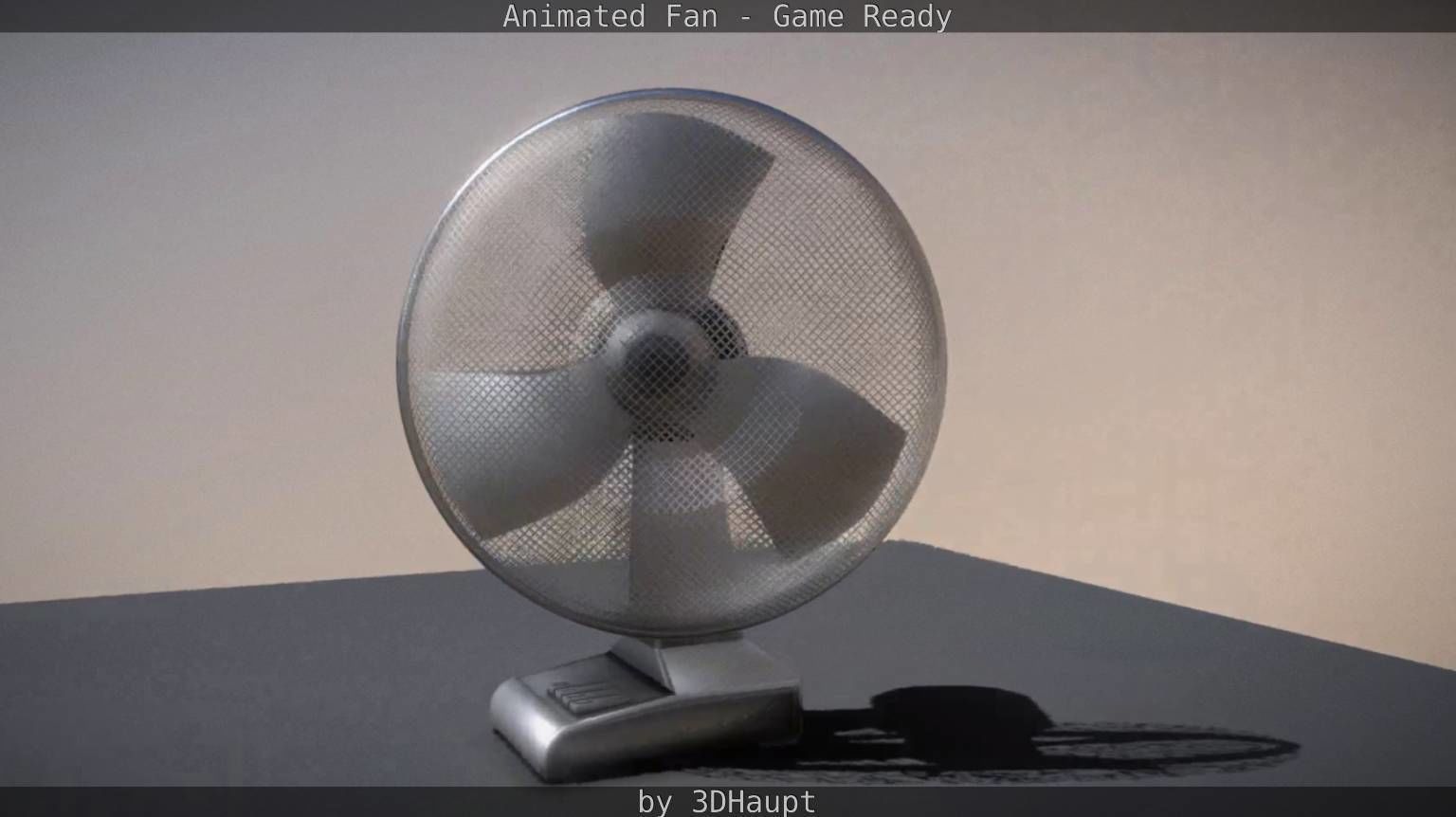 Animated Fan Game Ready Low-poly 3D model_18