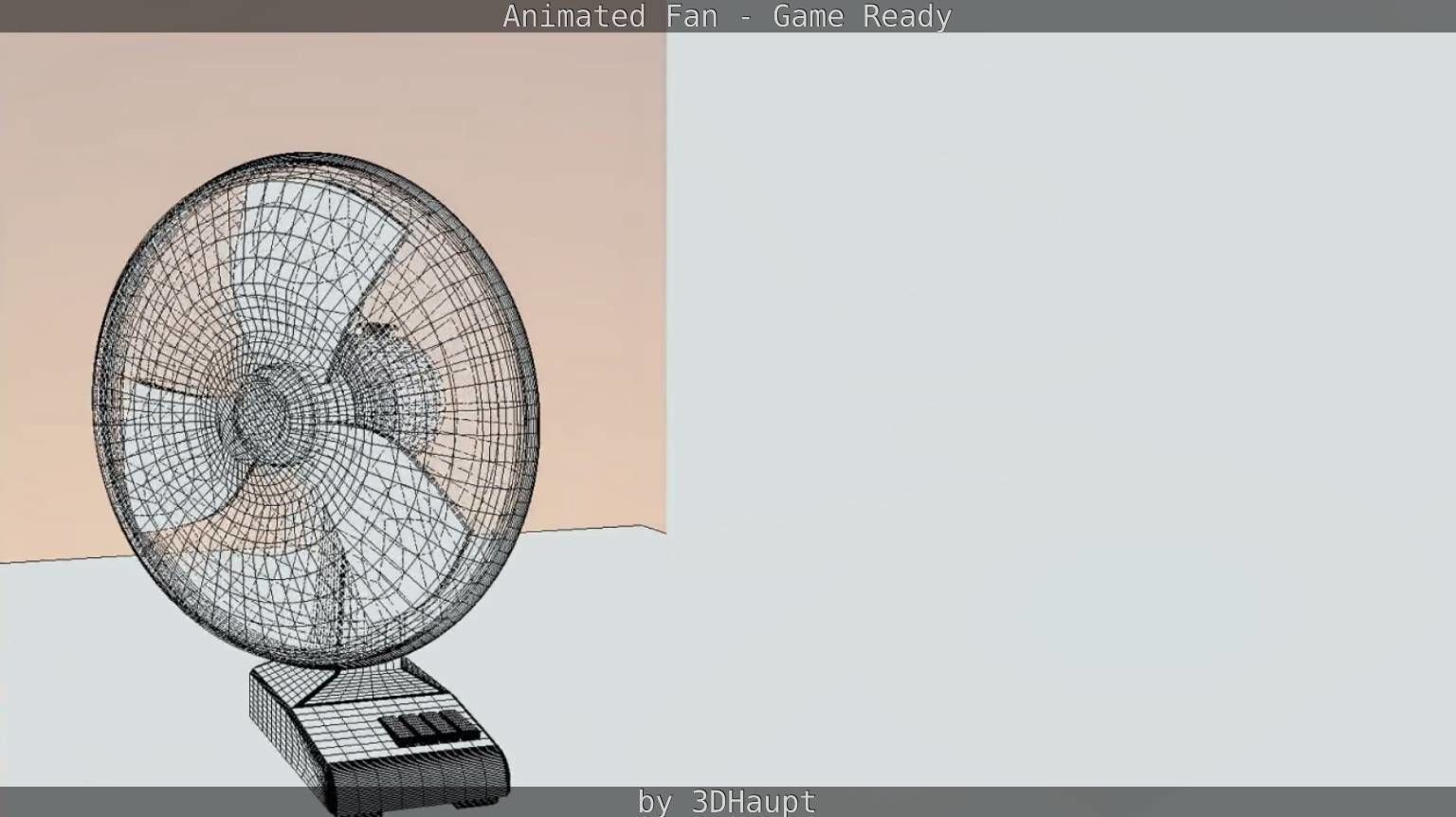 Animated Fan Game Ready Low-poly 3D model_70