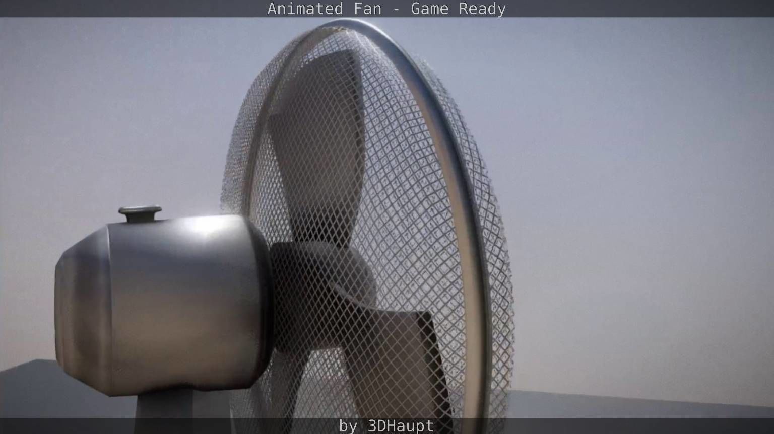 Animated Fan Game Ready Low-poly 3D model_65