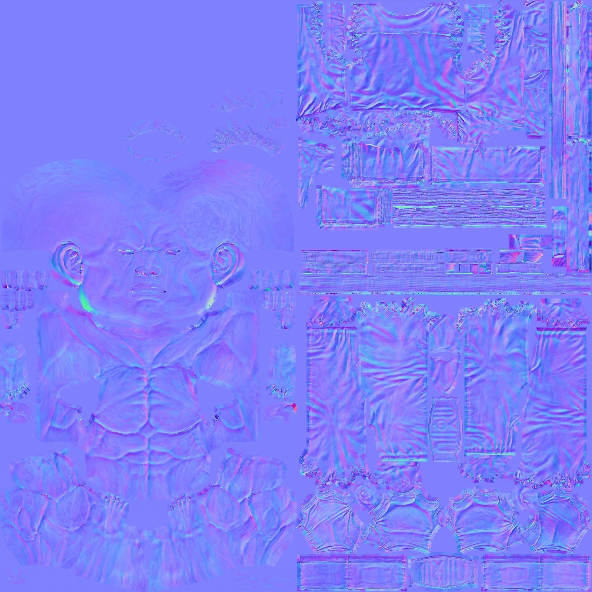 Chinese Martial Art Animation  3D model_3