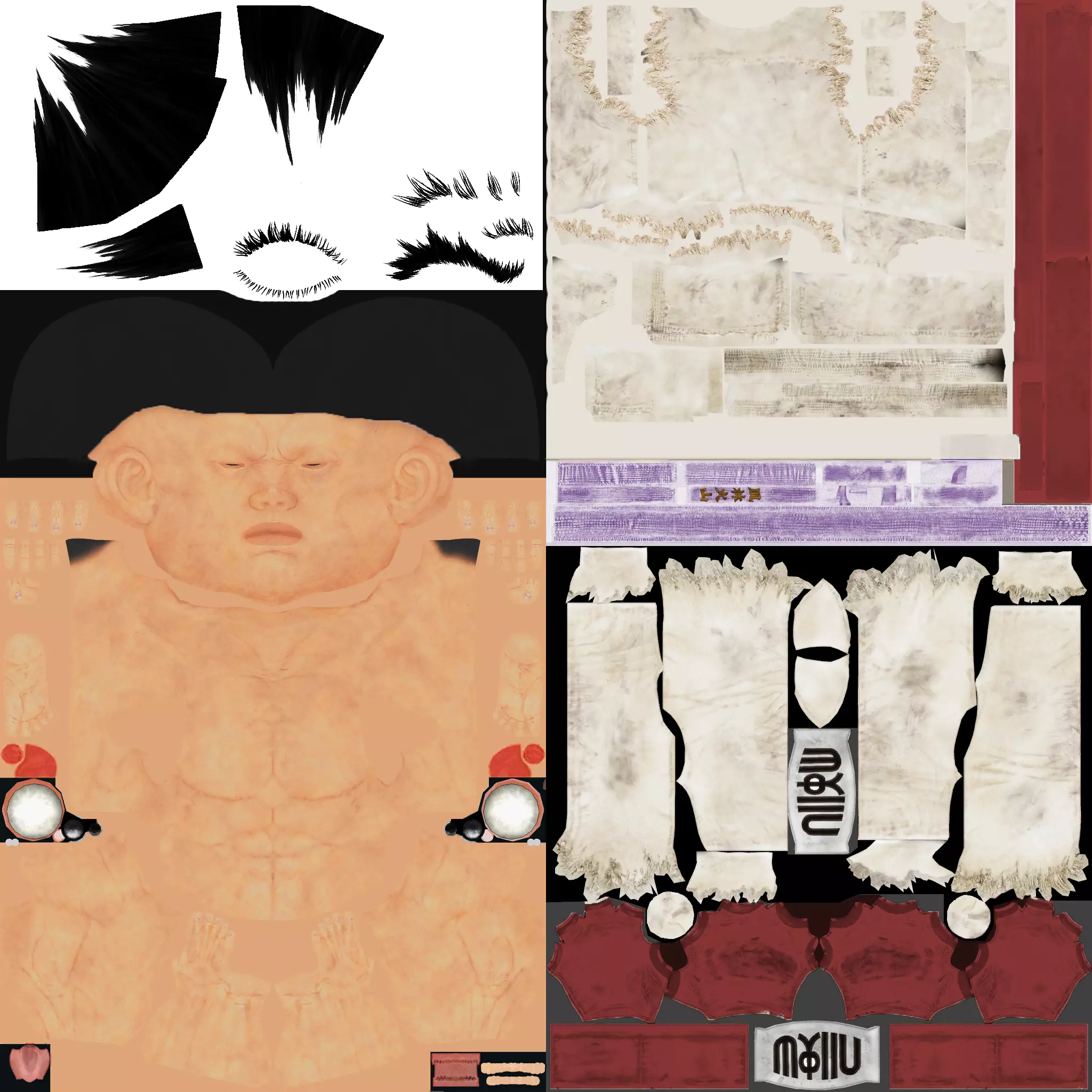 Chinese Martial Art Animation  3D model_0