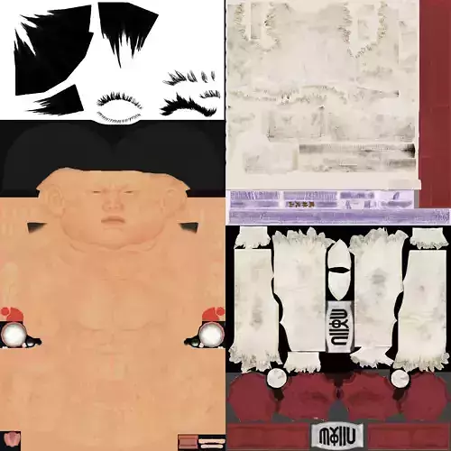 Chinese Martial Art Animation  3D model