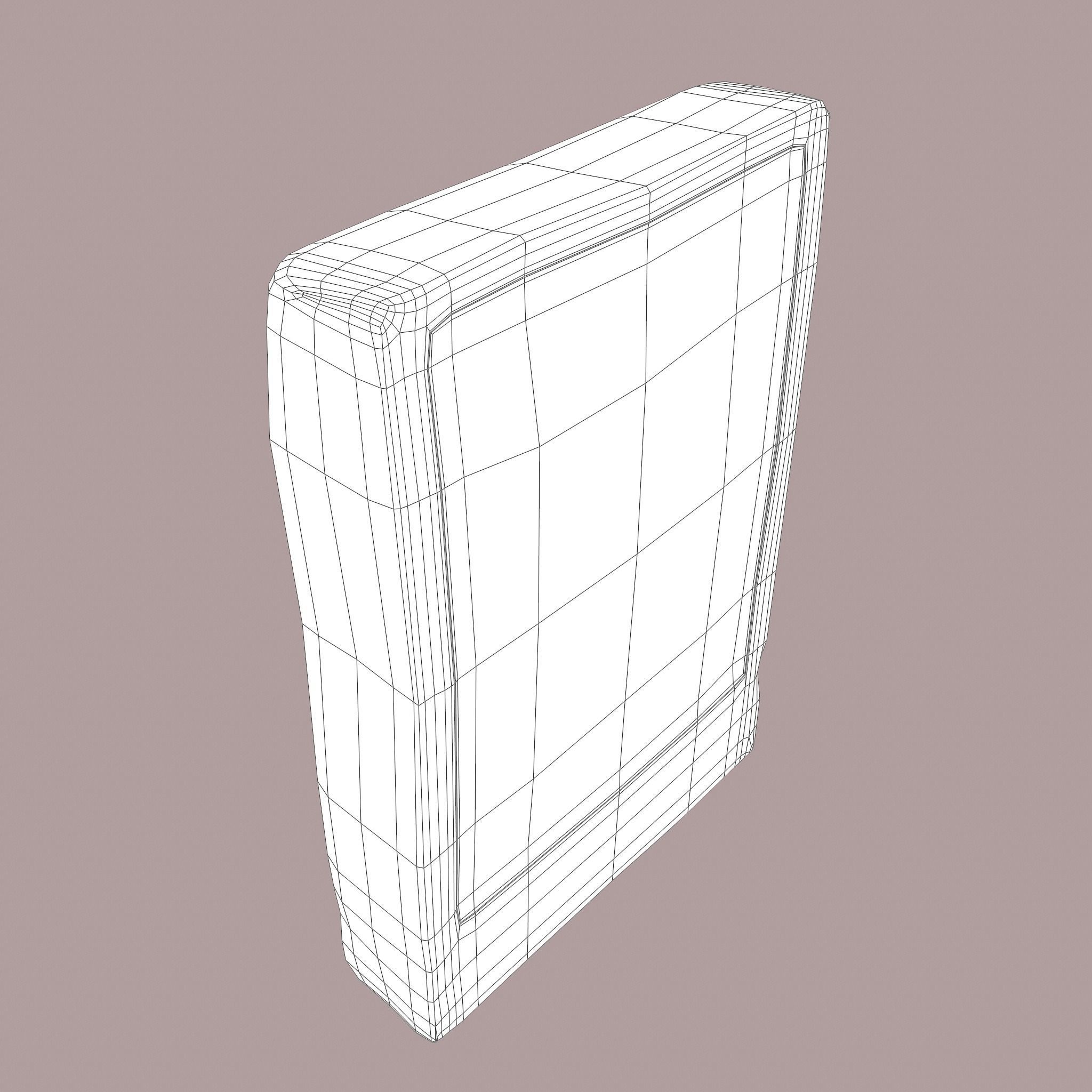 Grave Stone Version 3 Low-poly 3D model_36