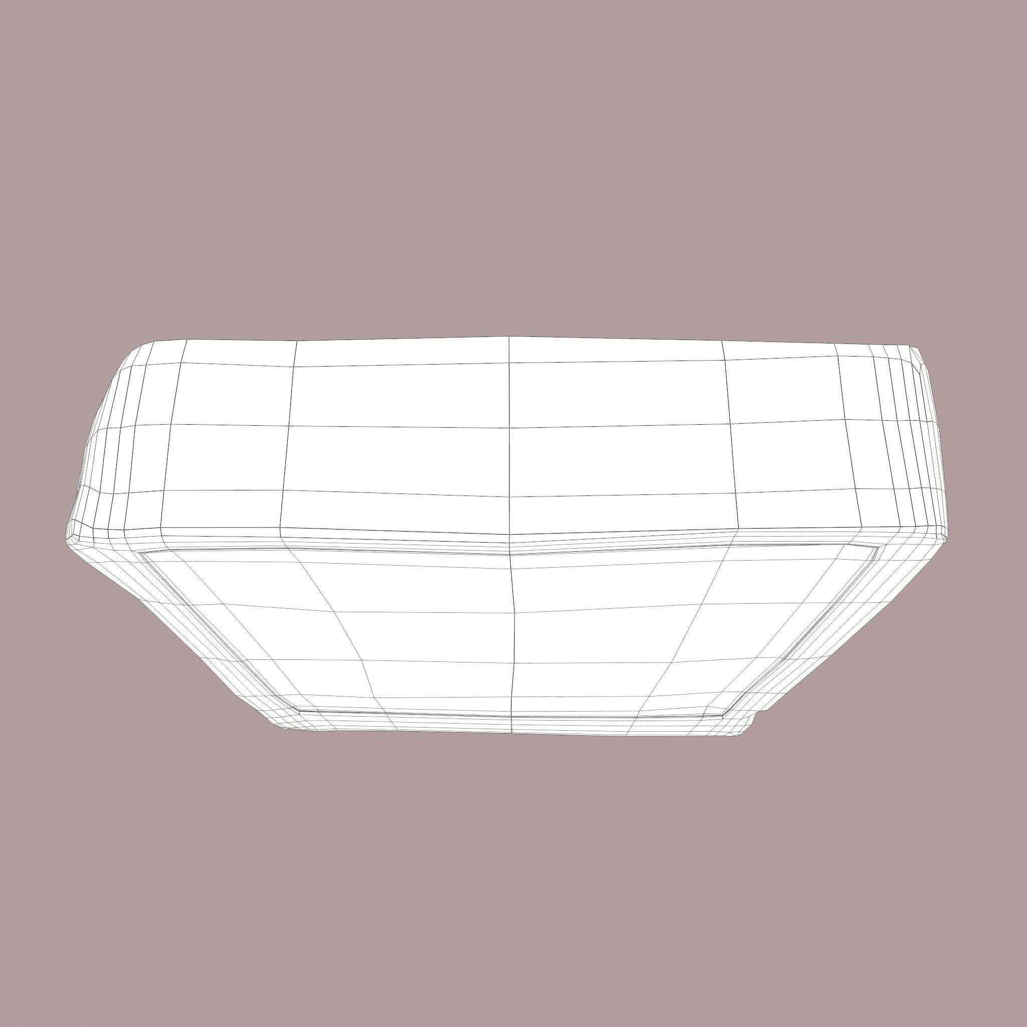 Grave Stone Version 3 Low-poly 3D model_46