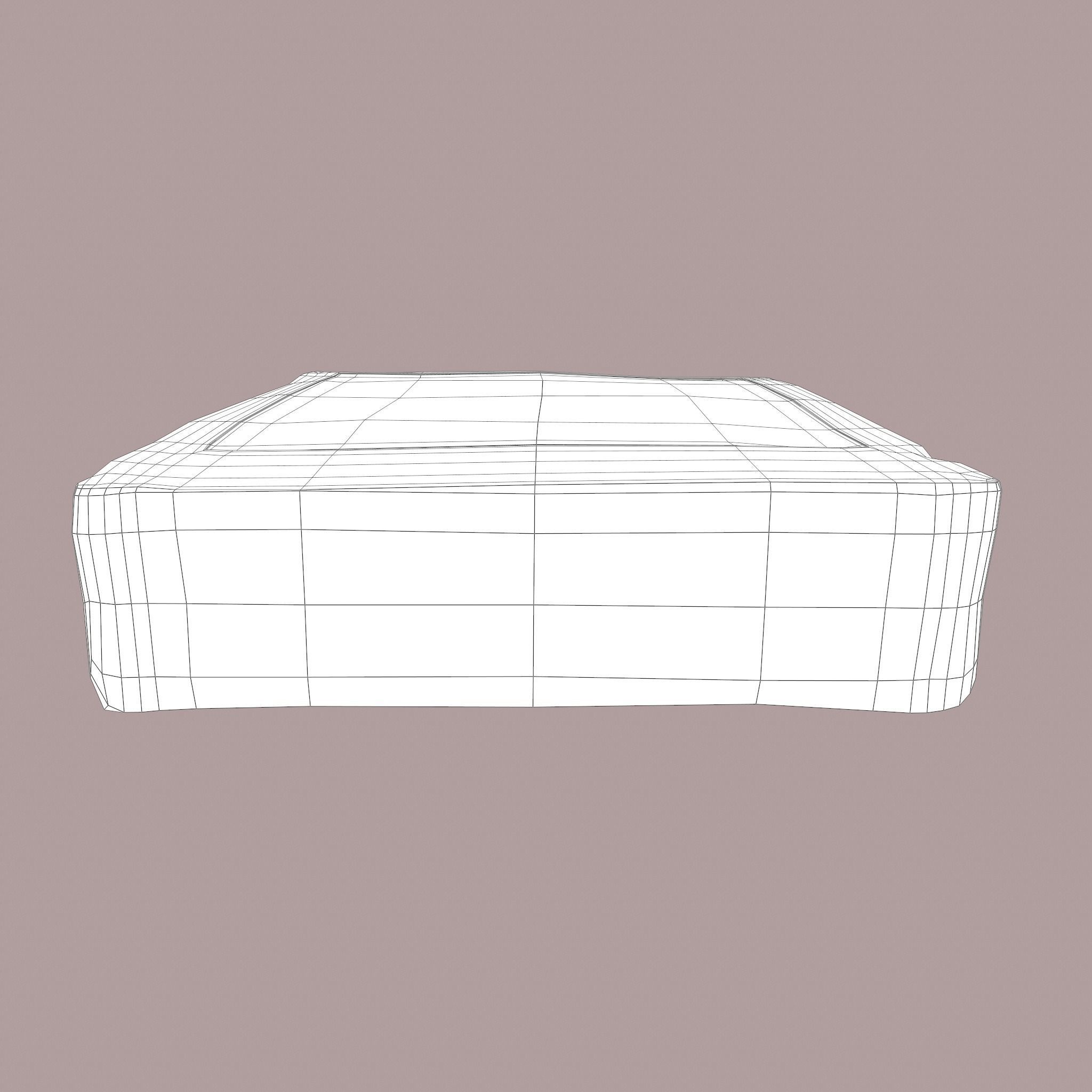 Grave Stone Version 3 Low-poly 3D model_49