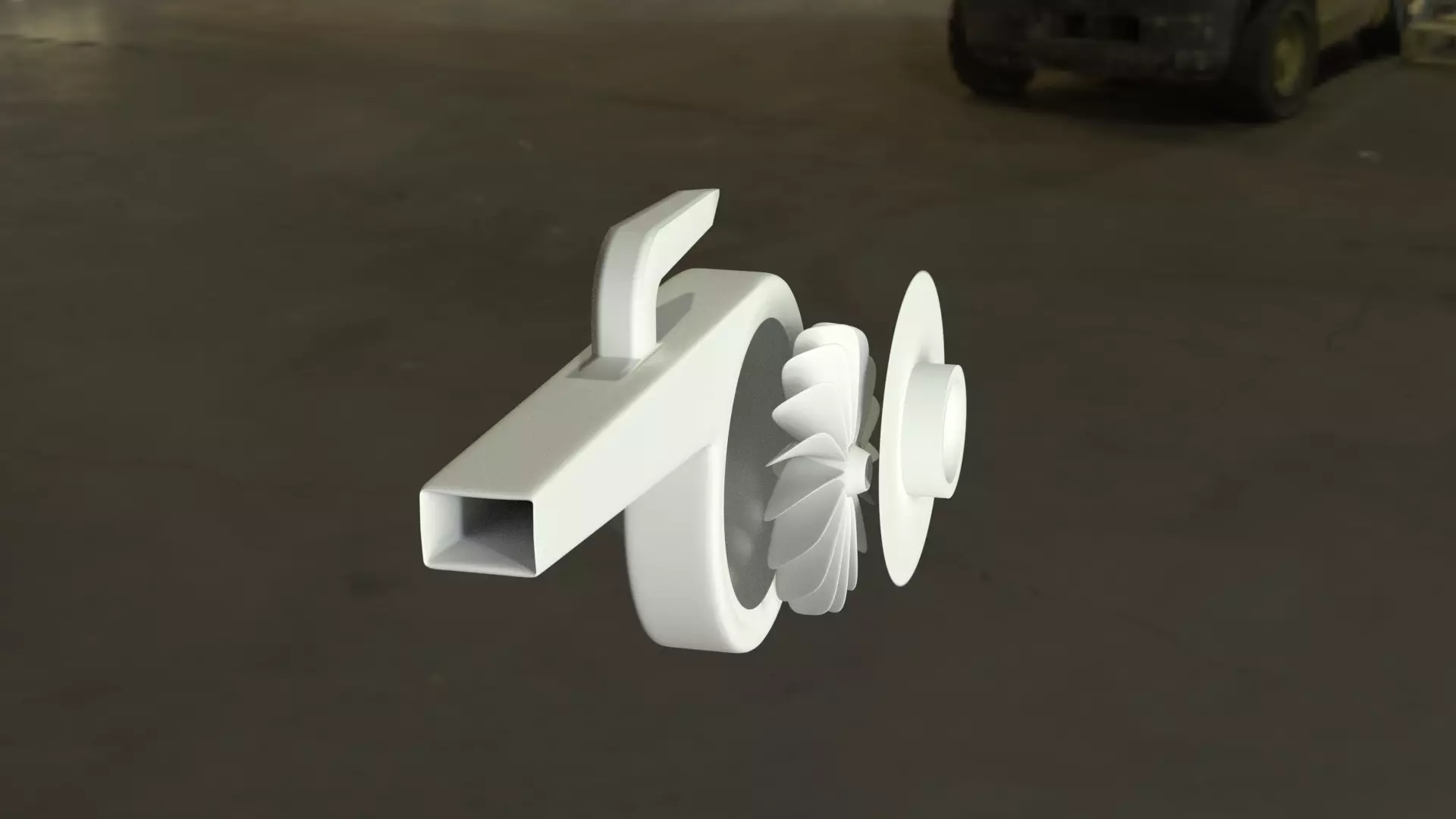 Air plower  3D print model_0