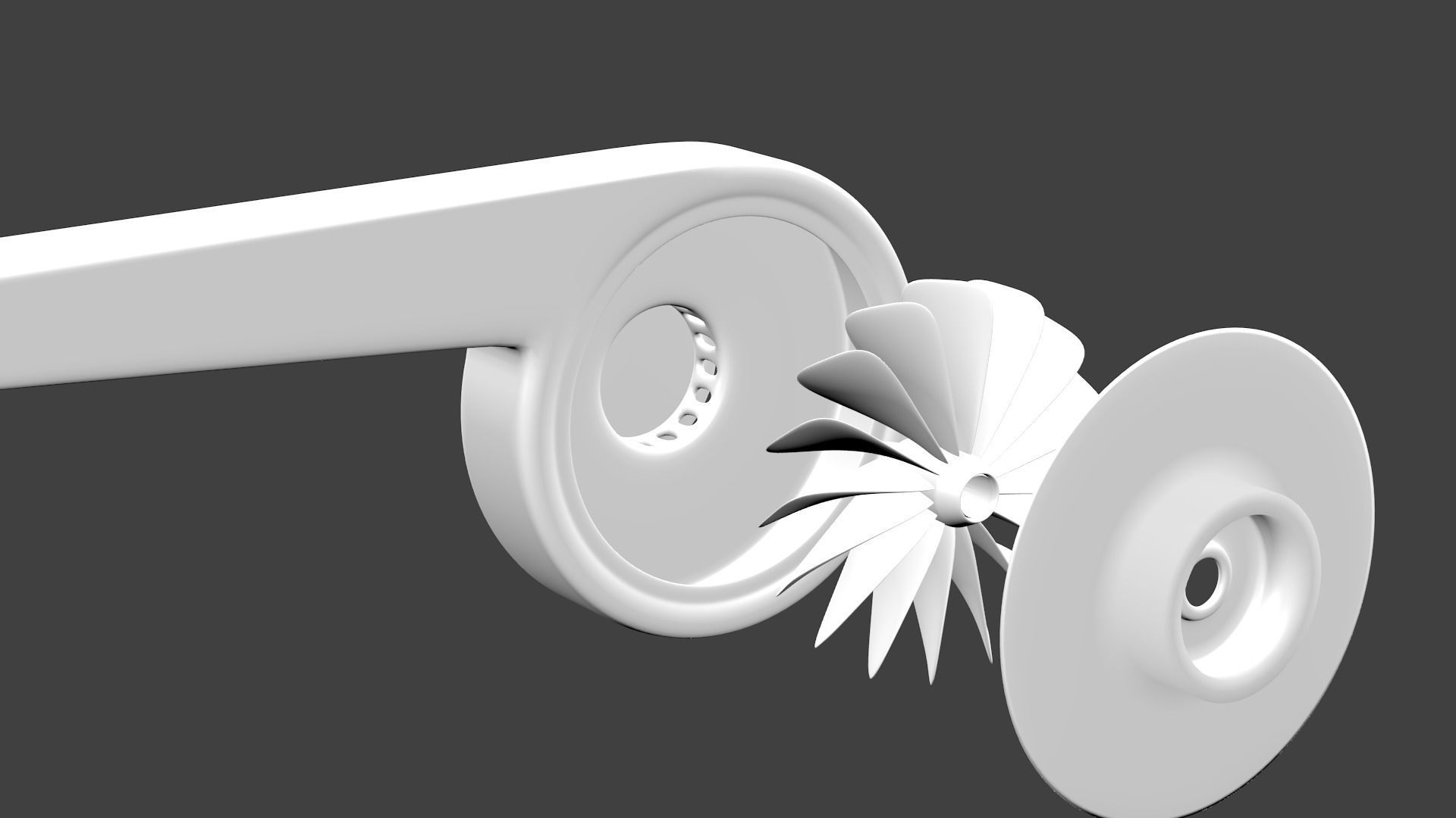 Air plower  3D print model_3