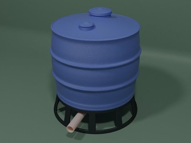 Rain Water Storage Tank 3D model