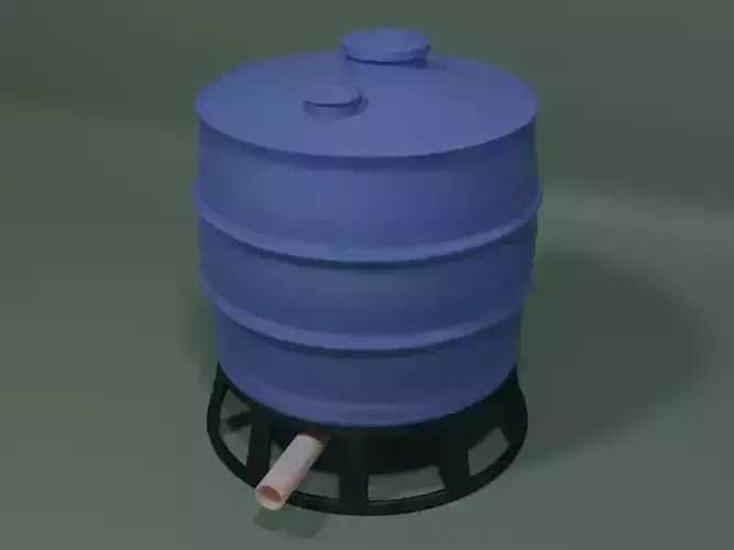 Rain Water Storage Tank 3D model
