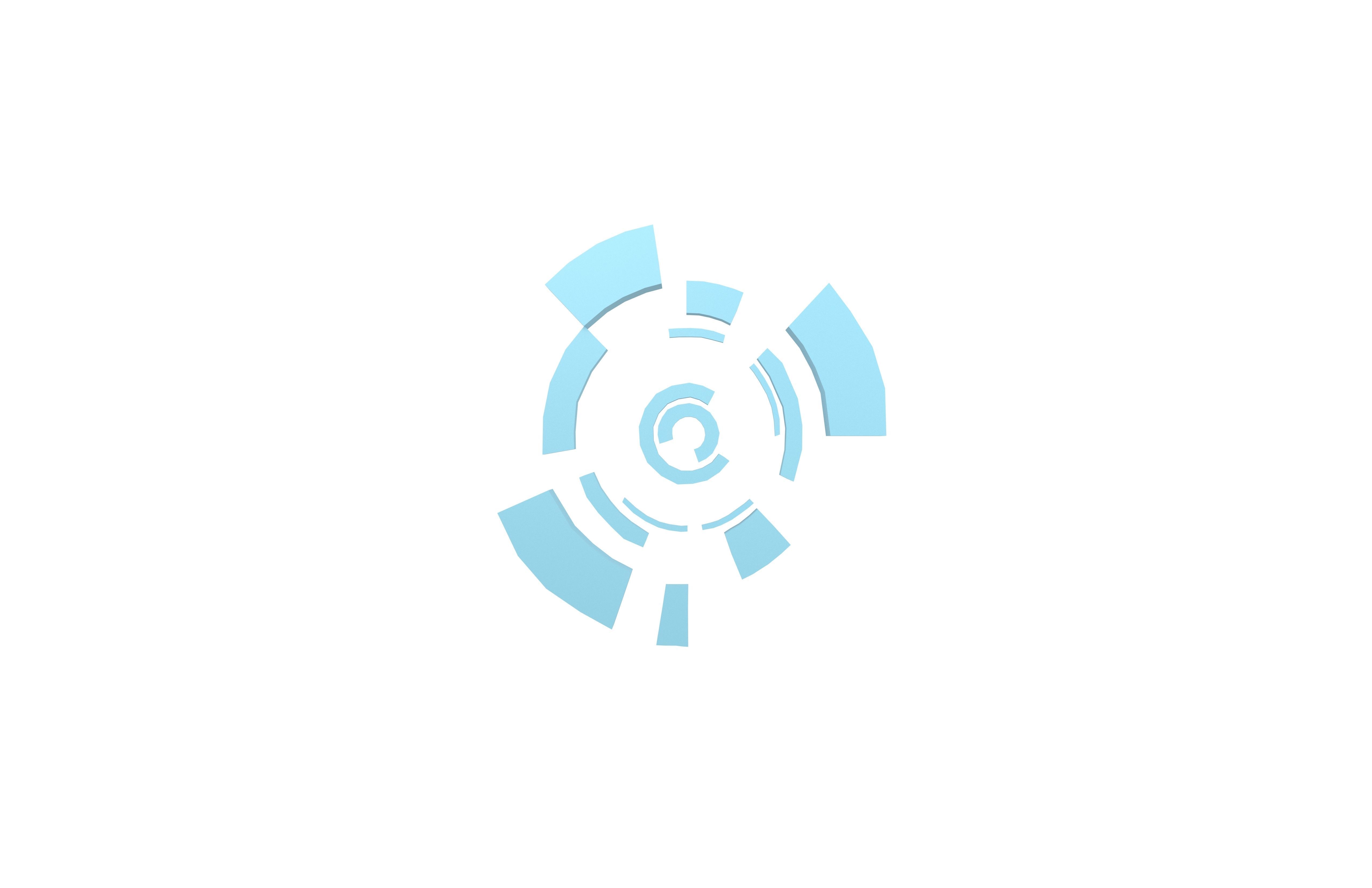 UHD High-tech Graphical Interface v3 001 Low-poly 3D model_1