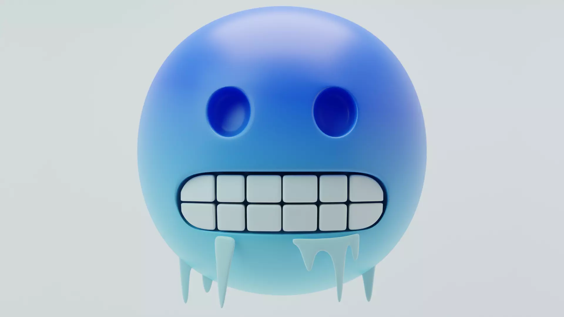 Freezing Emoji 3D model_0