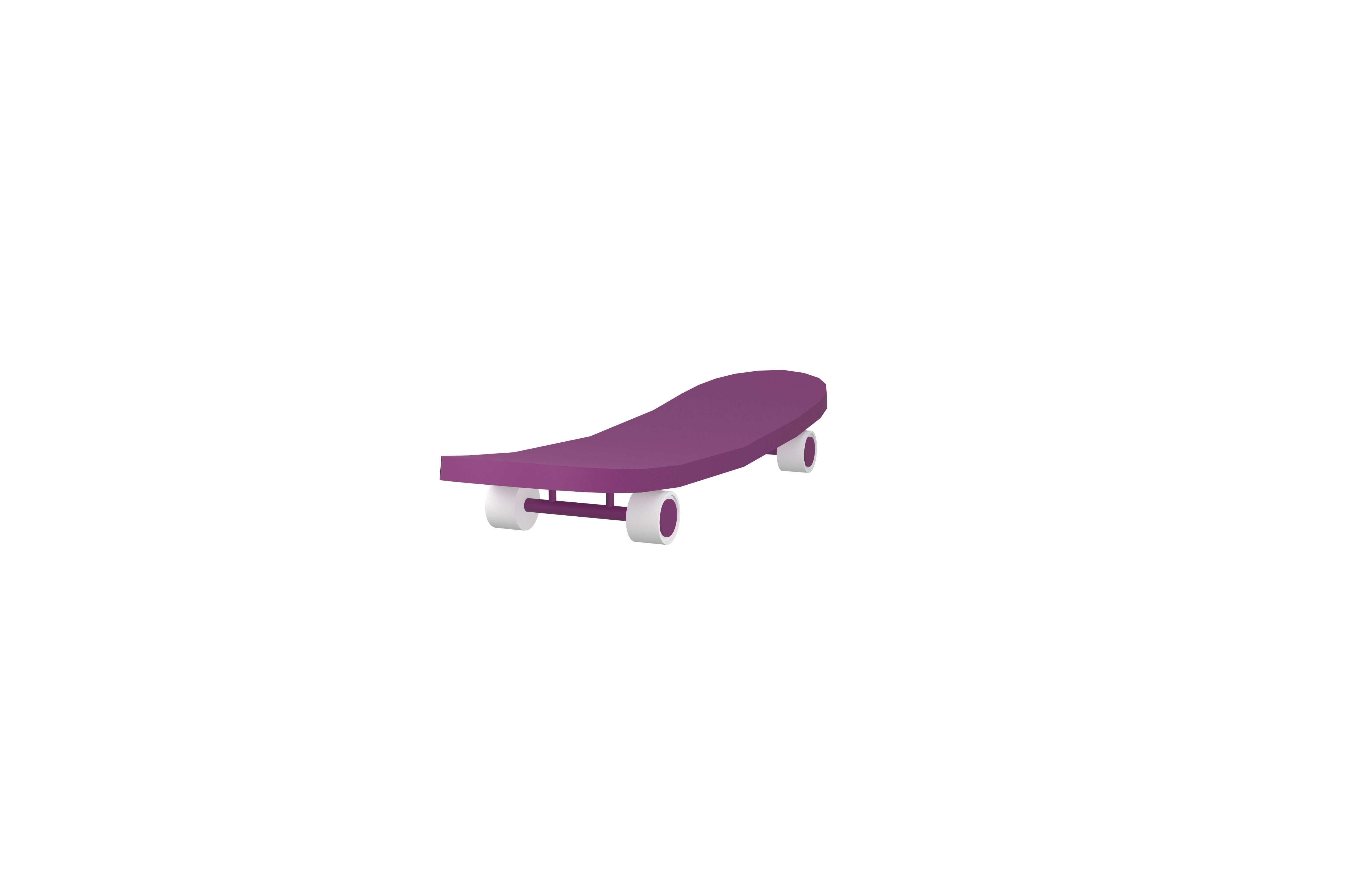 Skateboard v1 005 Low-poly 3D model_2