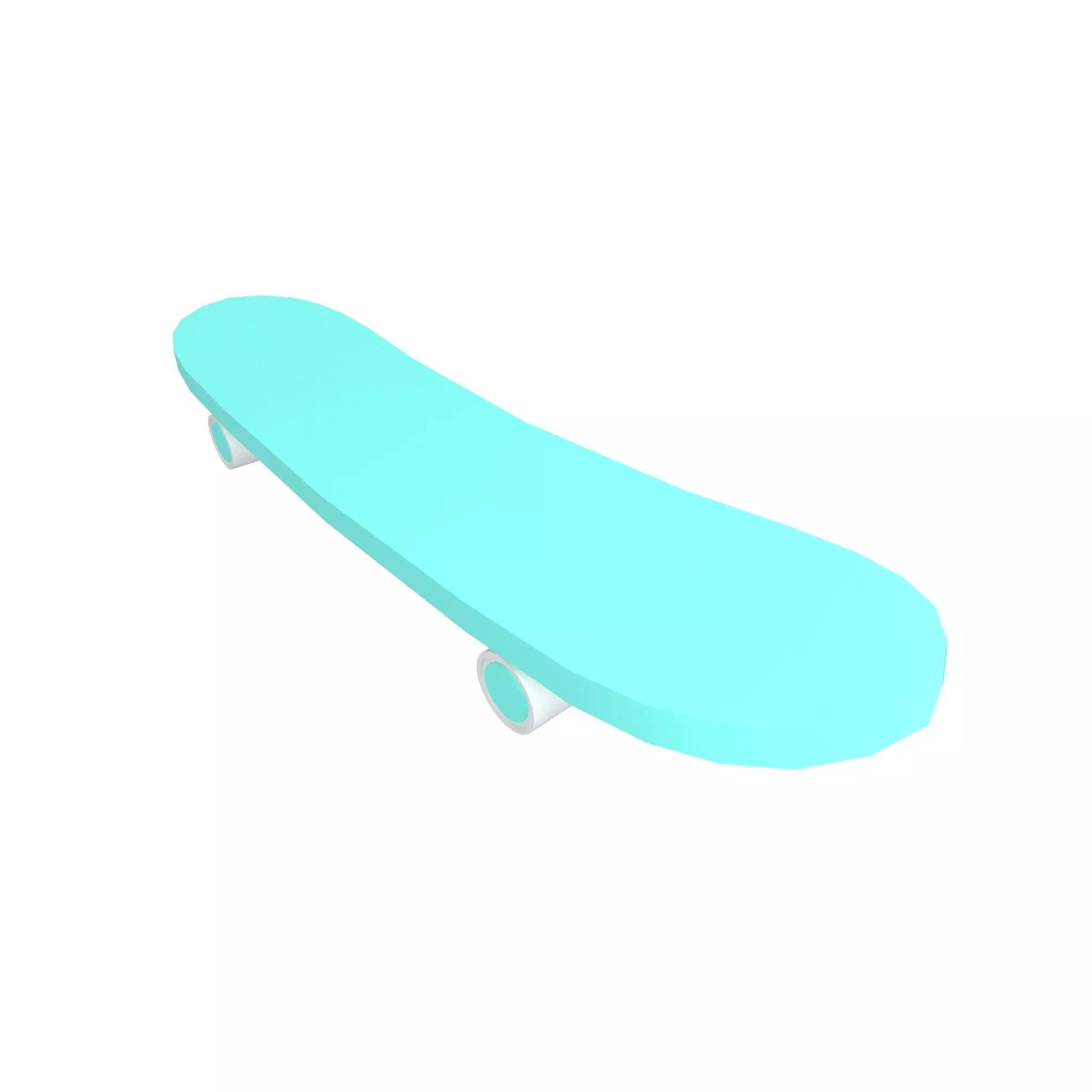 Skateboard v1 006 Low-poly 3D model_0