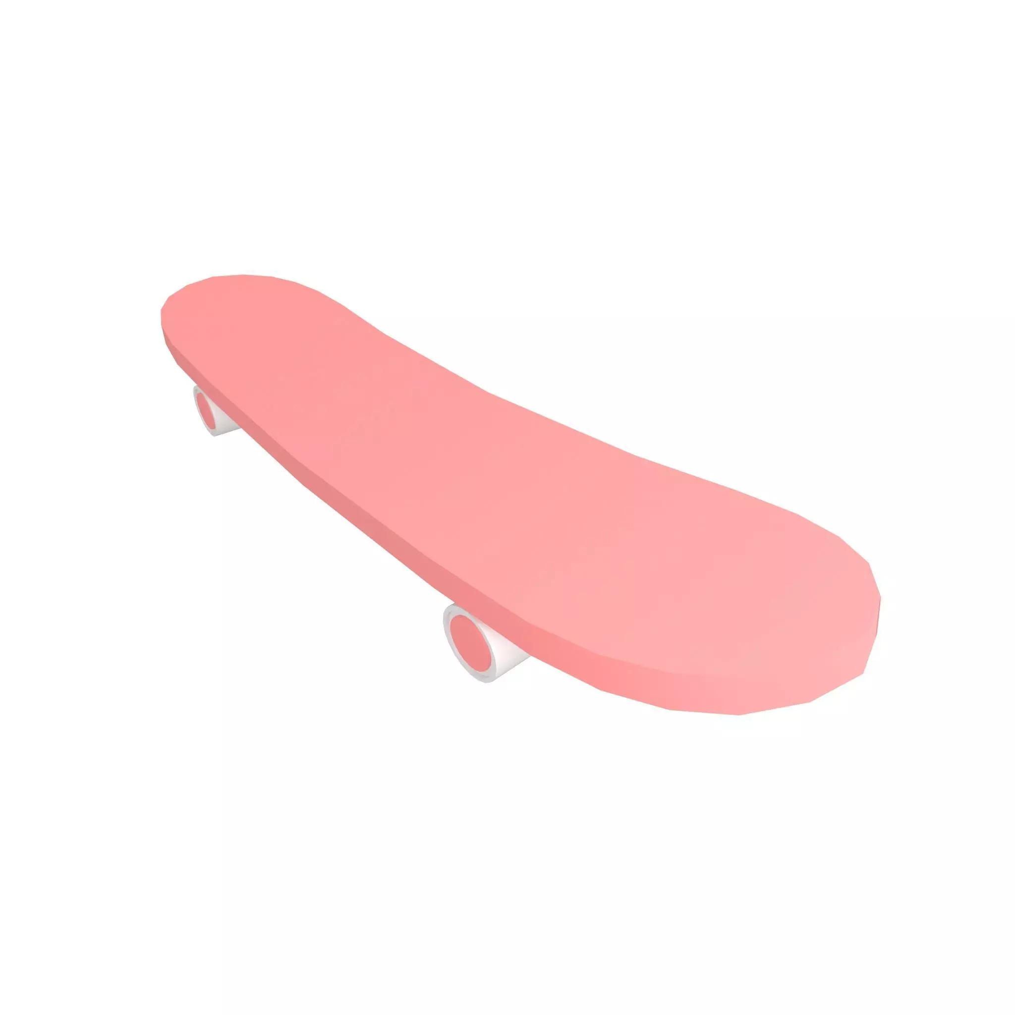 Skateboard v1 007 Low-poly 3D model_0