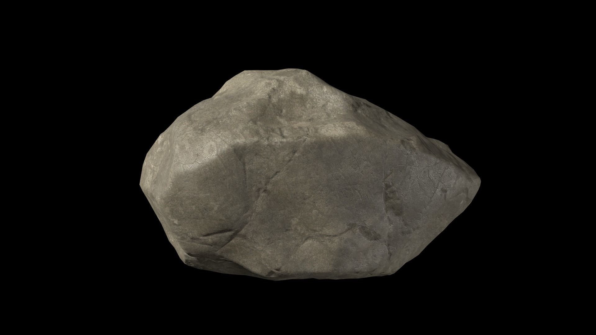 Rock 008 Low-poly 3D model_2