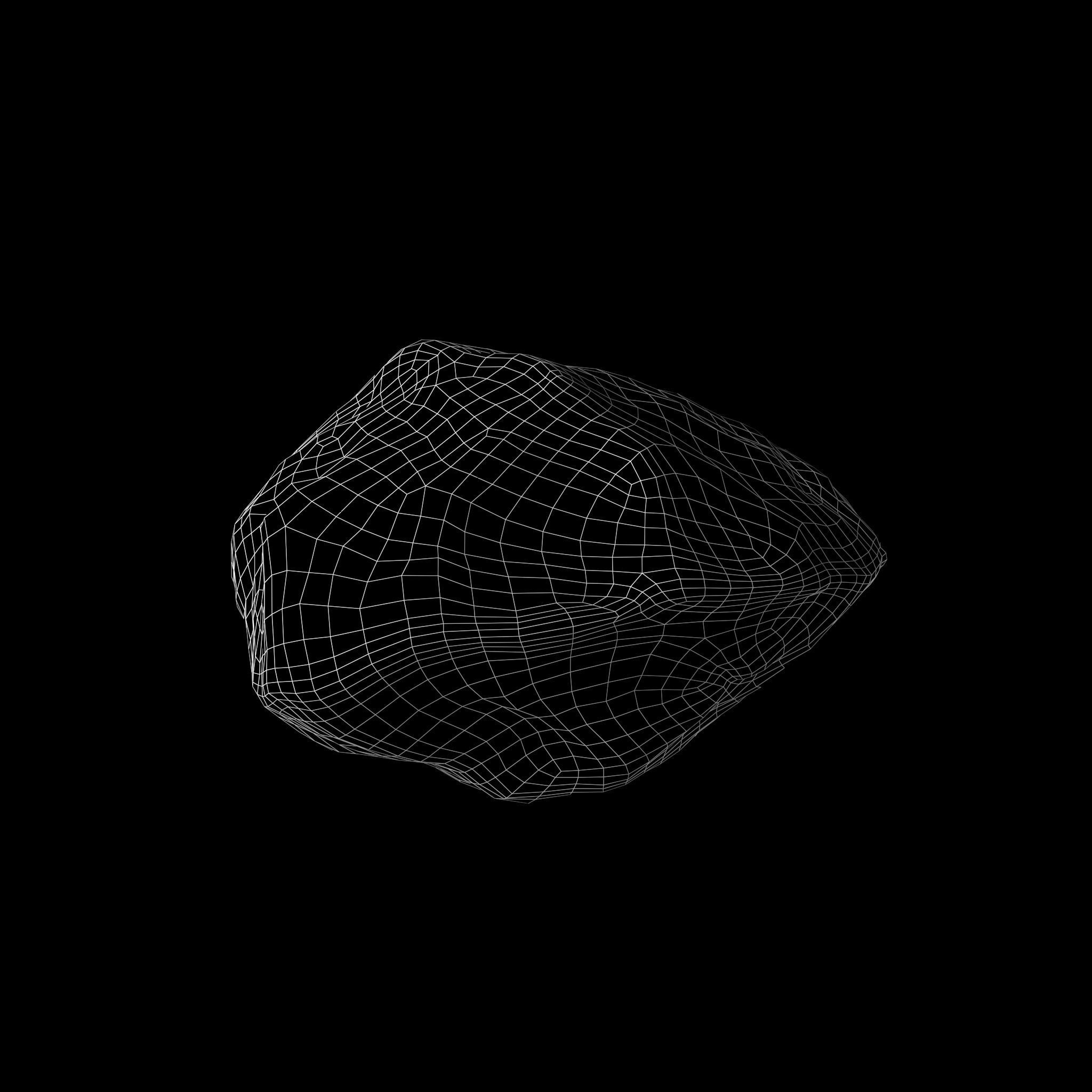 Rock 008 Low-poly 3D model_4