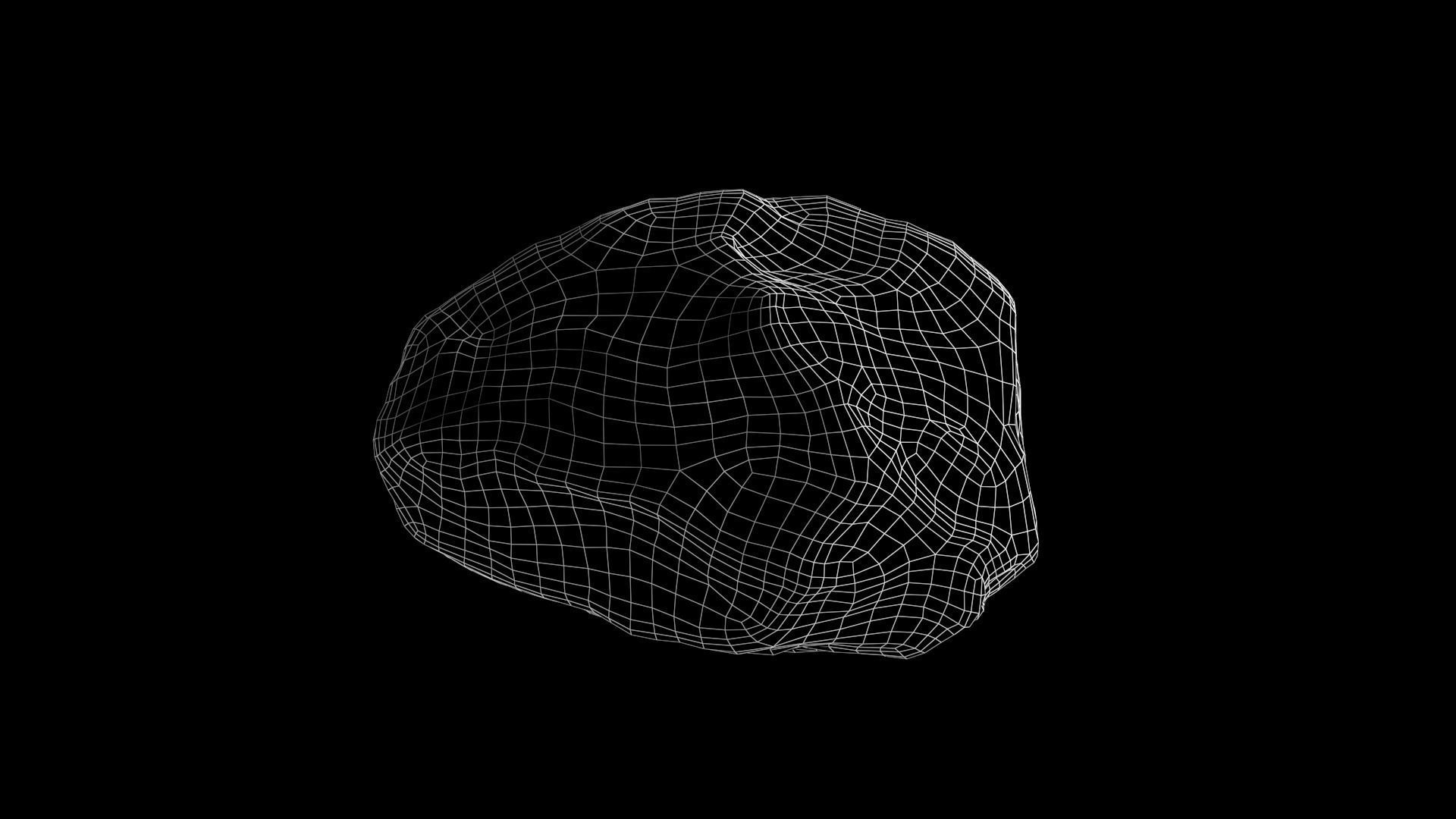 Rock 008 Low-poly 3D model_7