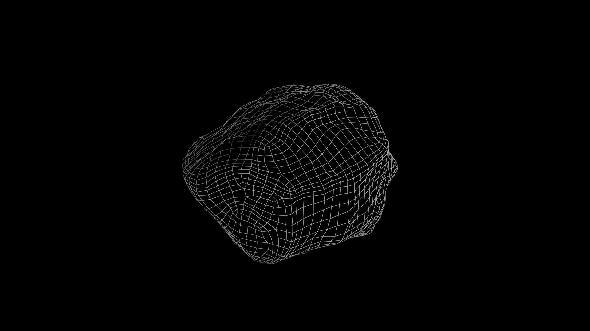 Rock 008 Low-poly 3D model_5