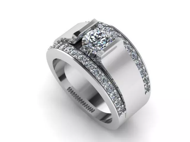 mens ring Free 3D print model
