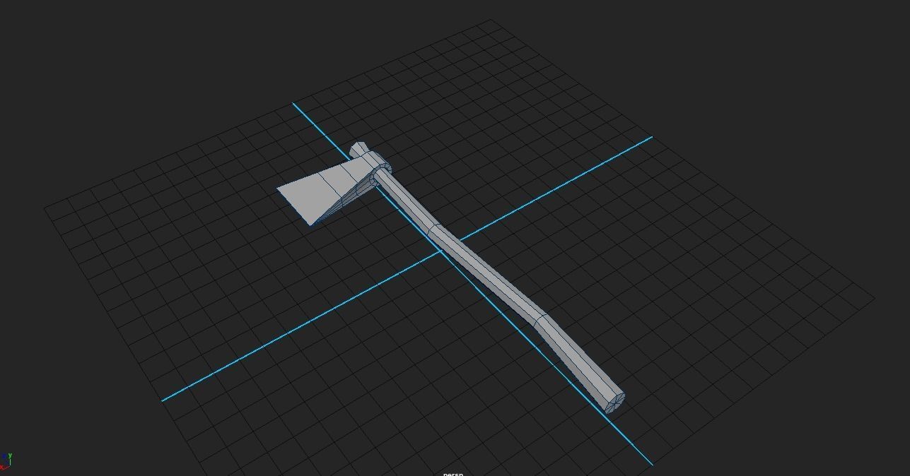  low poly Farming tool set Free low-poly 3D model_7