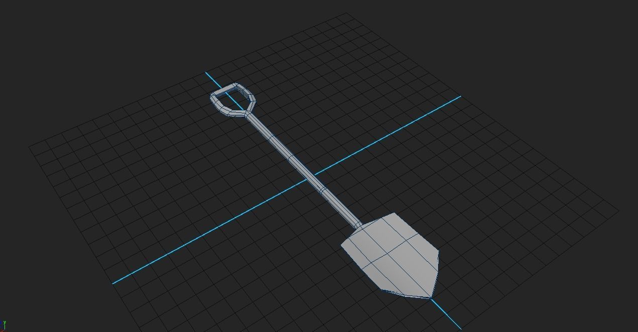  low poly Farming tool set Free low-poly 3D model_10