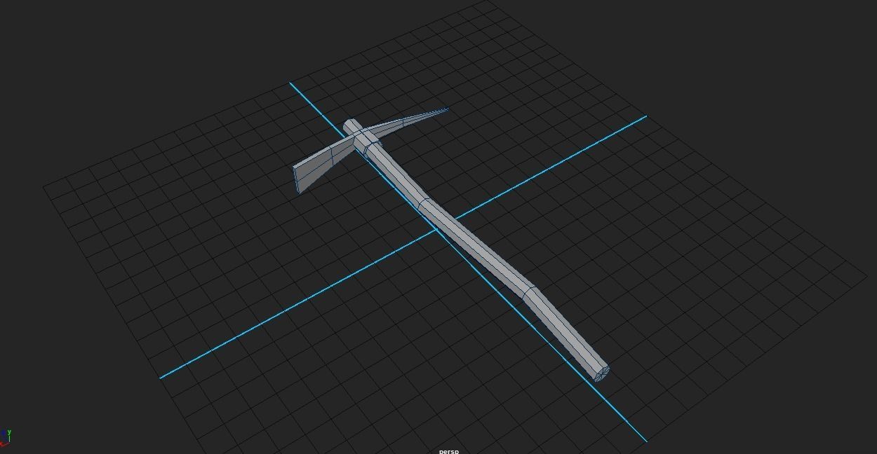  low poly Farming tool set Free low-poly 3D model_8