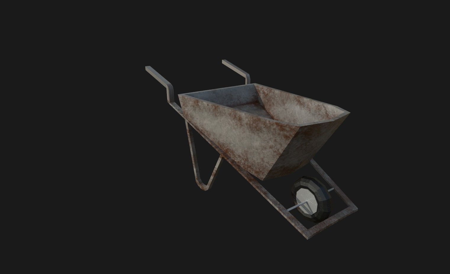  low poly Farming tool set Free low-poly 3D model_6